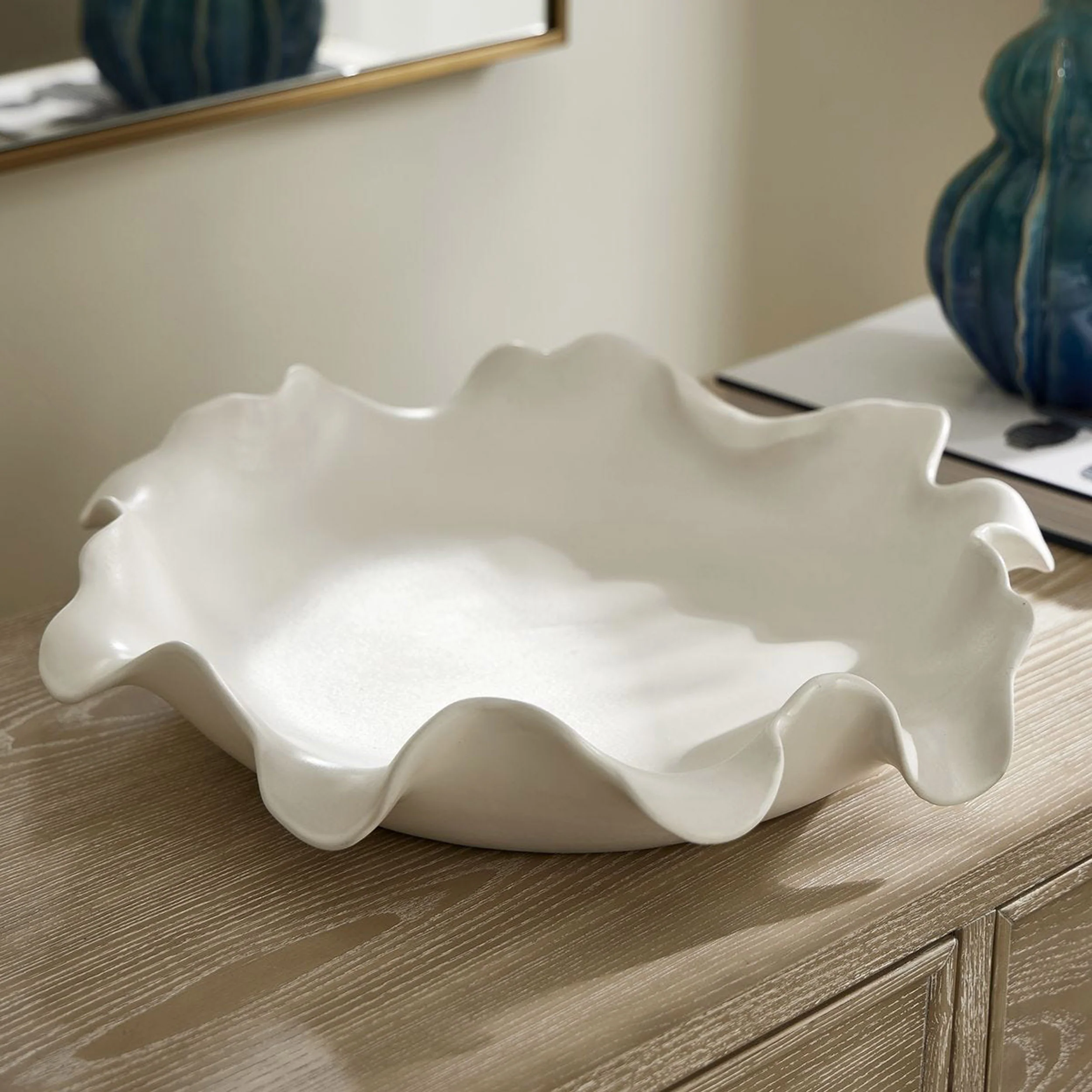 Wave Crest Bowl, White - Image 5