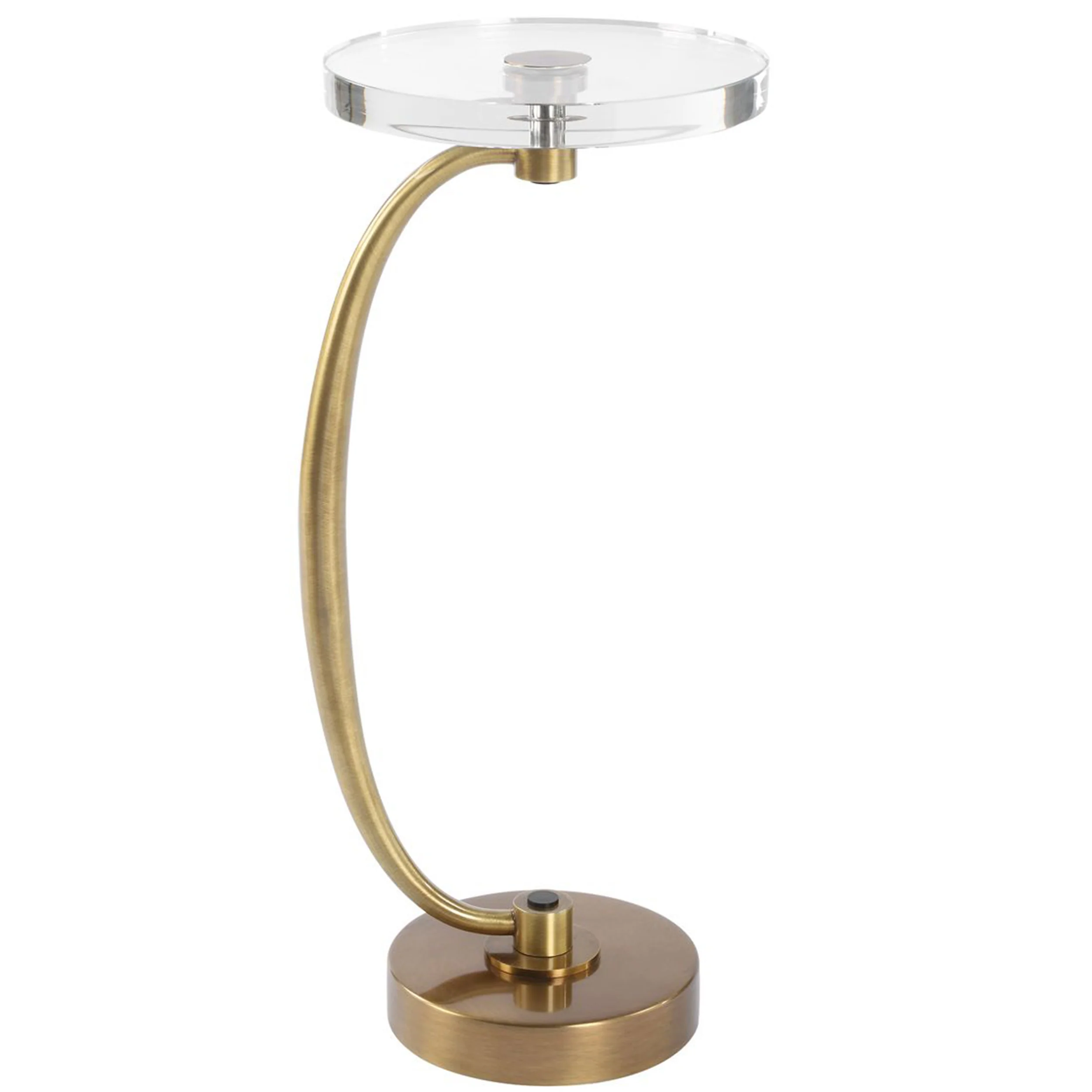 Waveney Drink Table, Brass - Image 4