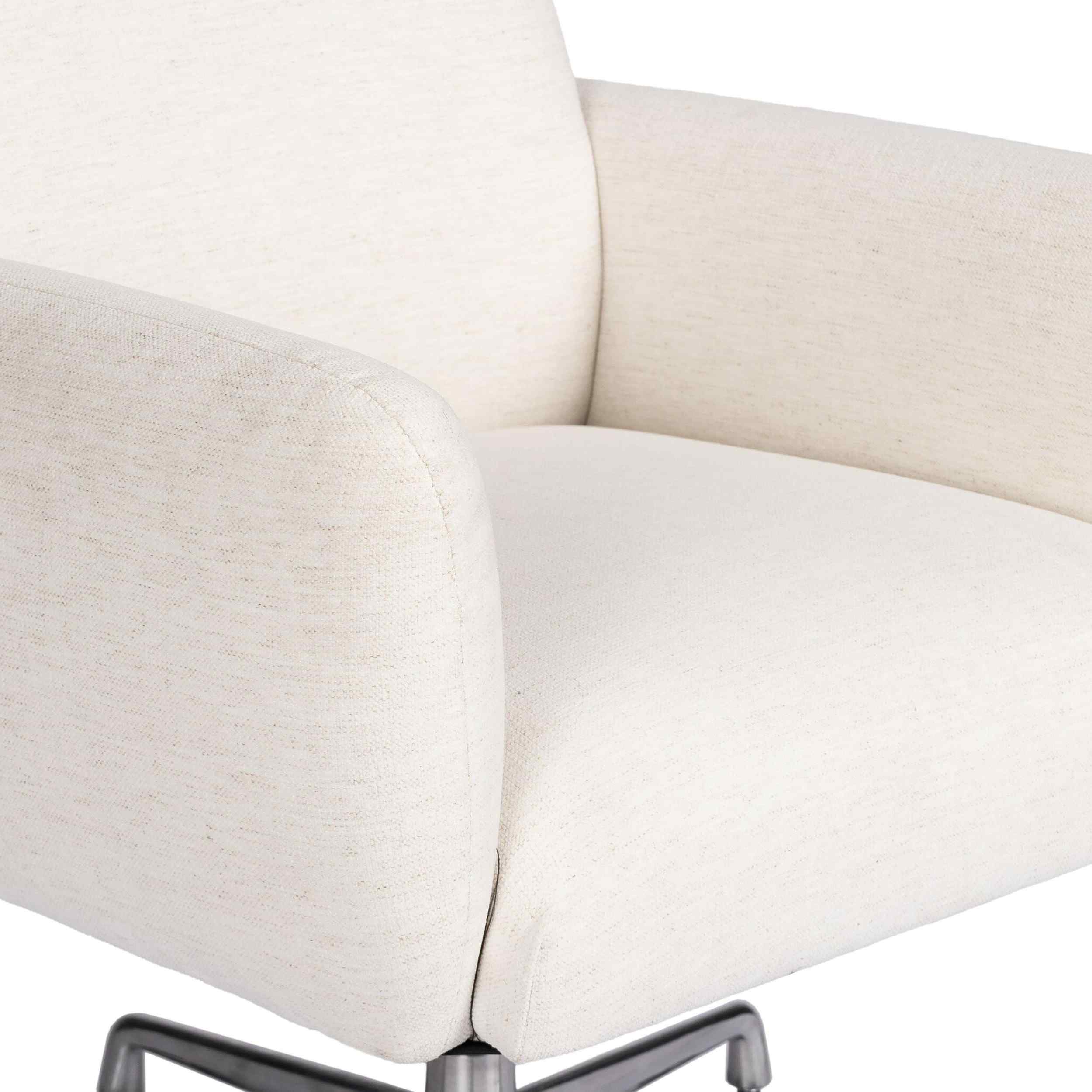 Wayland Desk Chair, Nomad Snow by Four Hands - Image 4