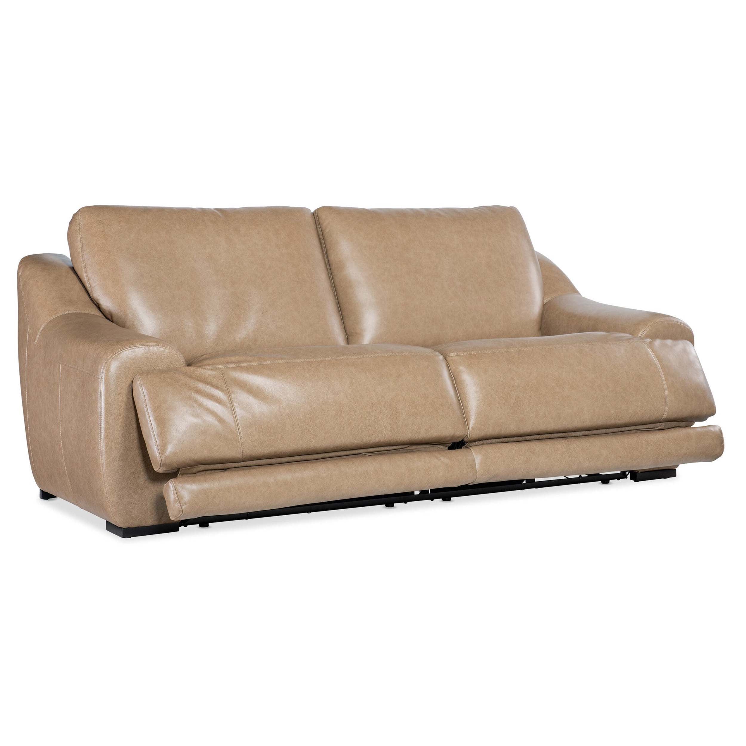 Wayward Leather Power Sofa, Latte - Image 5