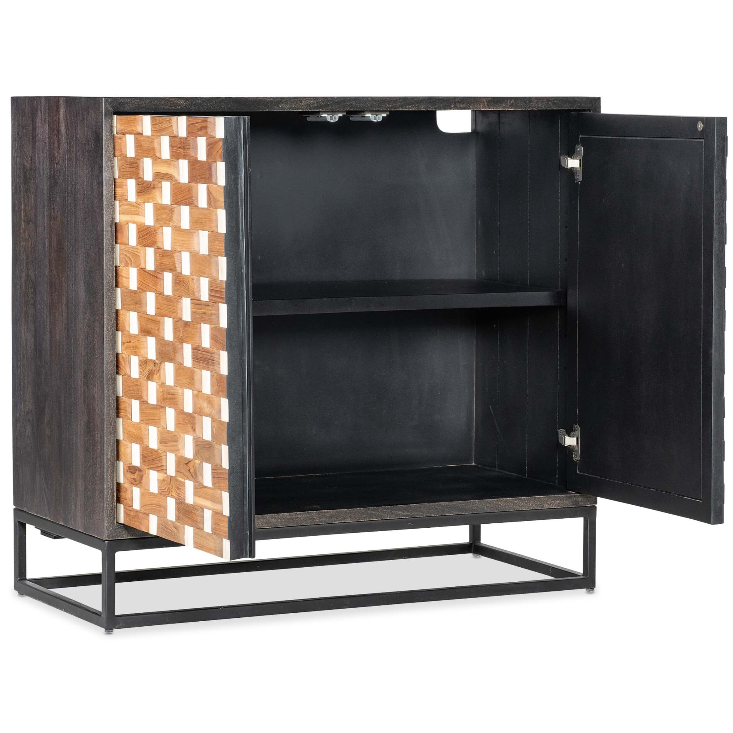 Weaver Two Door Chest, Natural and White - Image 4