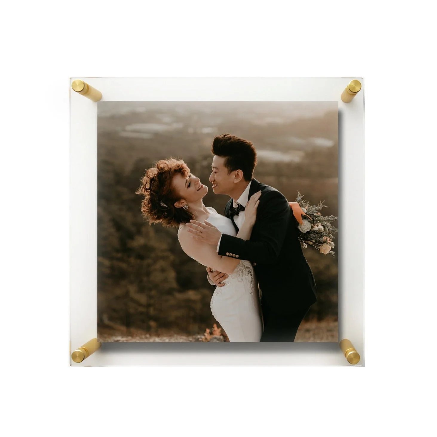 Wedding Collection Double Panel Floating Frames - Image 9