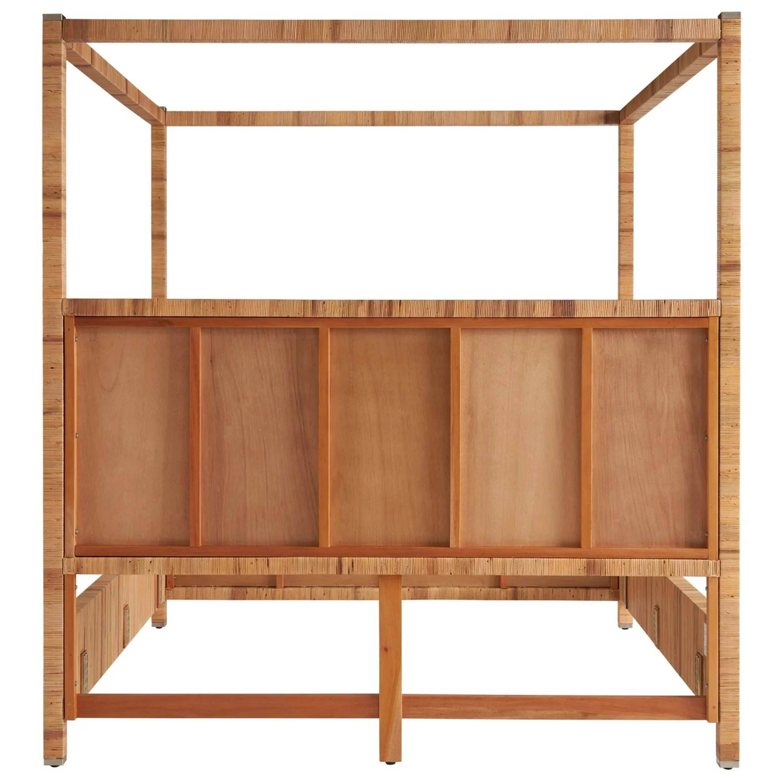 Weekeneder Chatham Poster Bed, Natural Rattan - Image 3