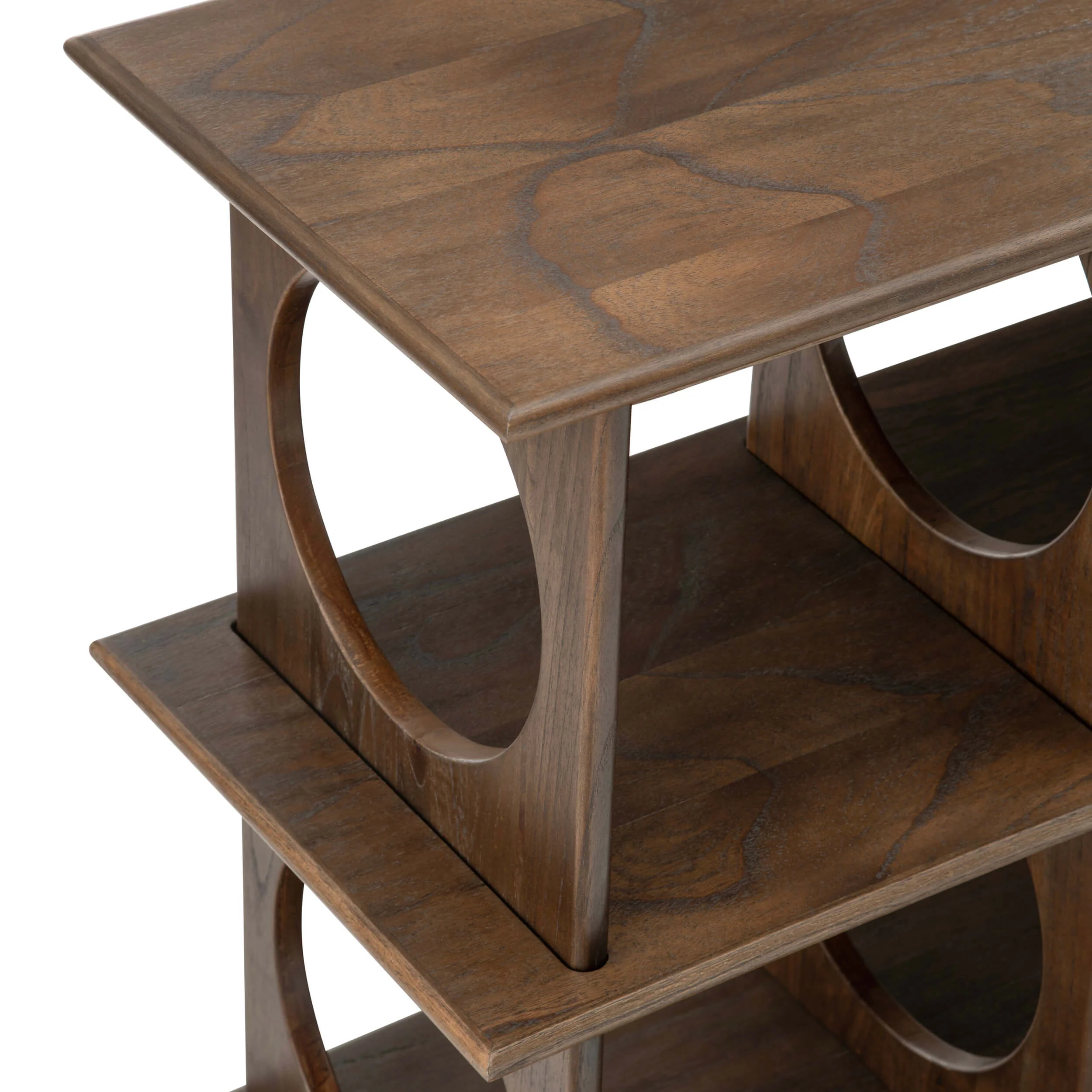 Wellington Console Table, Stained Brown - Image 3