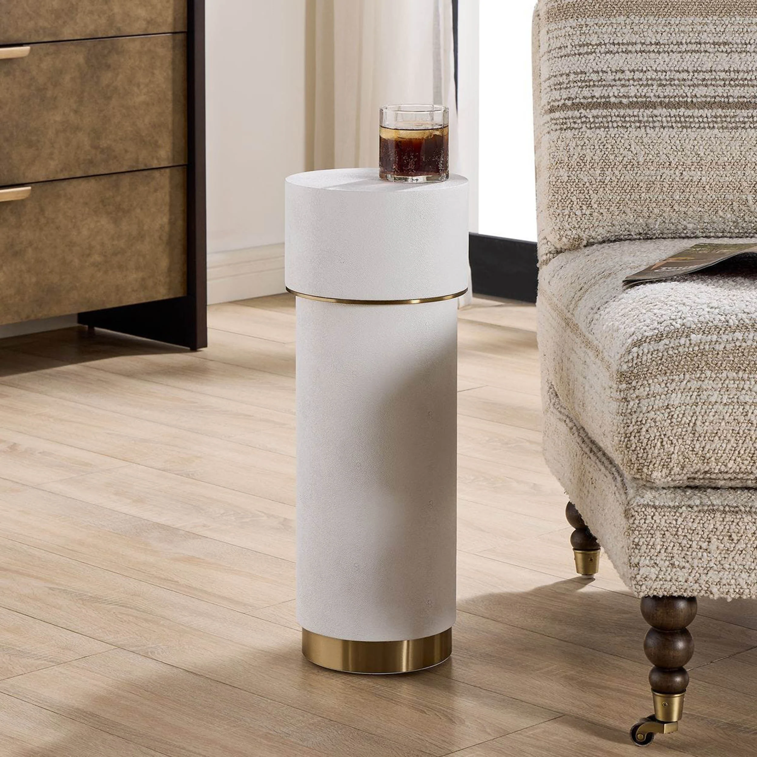 Wessex Drink Table, White - Image 4
