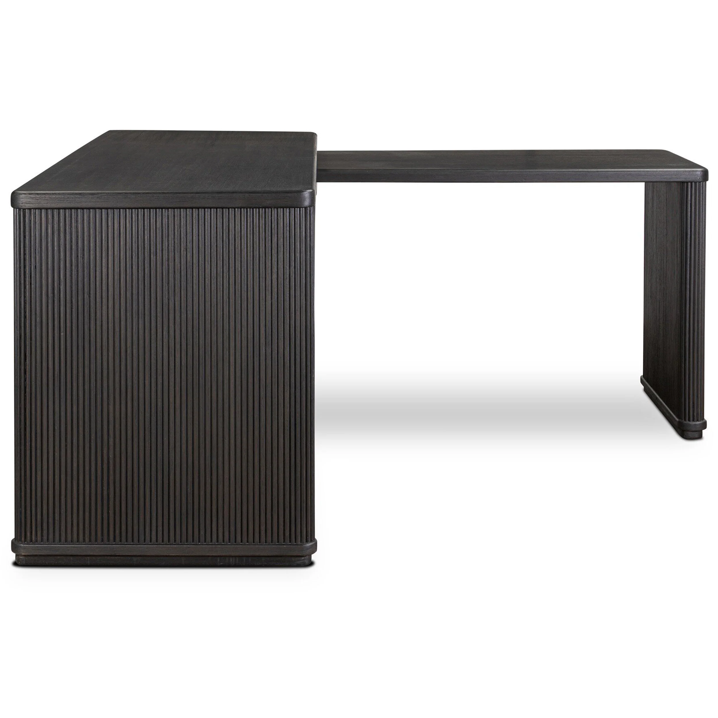 Weston Rotating Desk, Black by Four Hands - Image 3