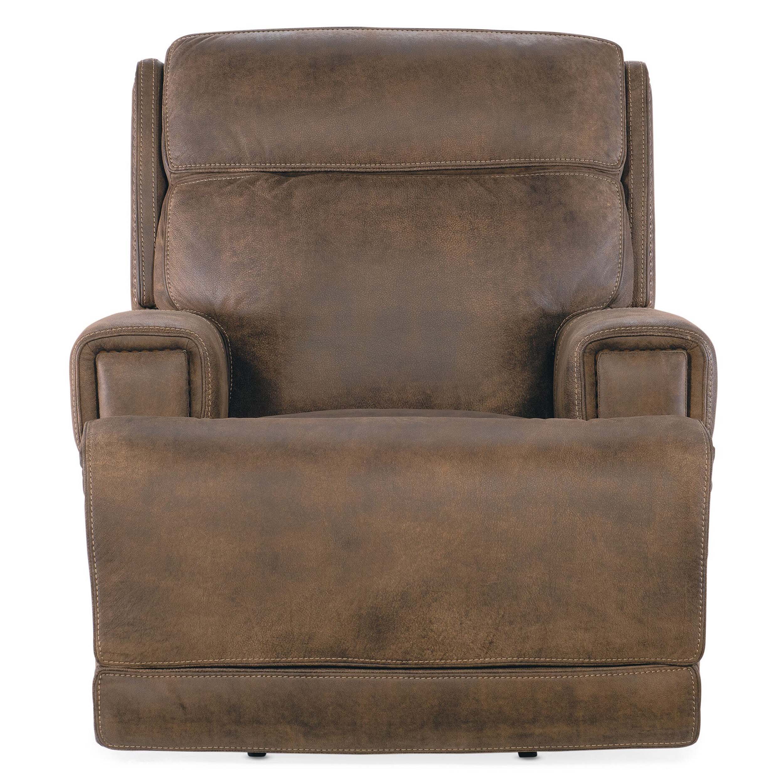 Wheeler Leather Power Recliner, Seville Timber - Image 2