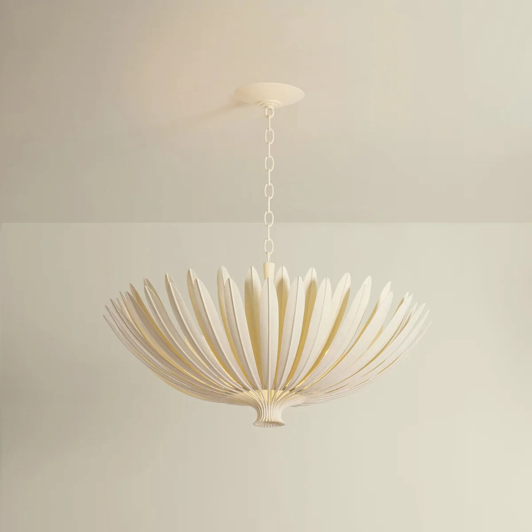 Whitfield Chandelier, Cream Plaster - Image 4