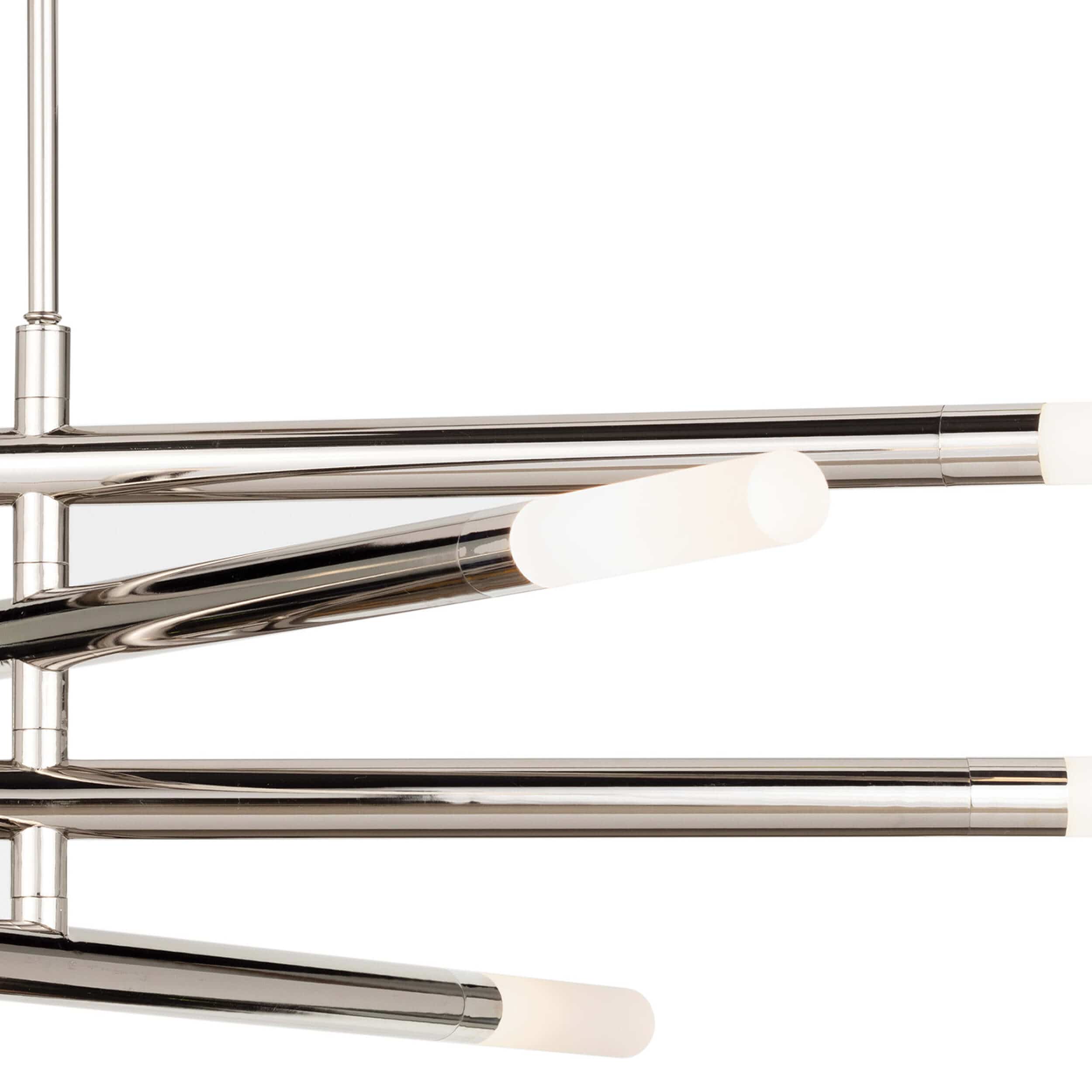 Wick Chandelier, Polished Nickel - Image 4