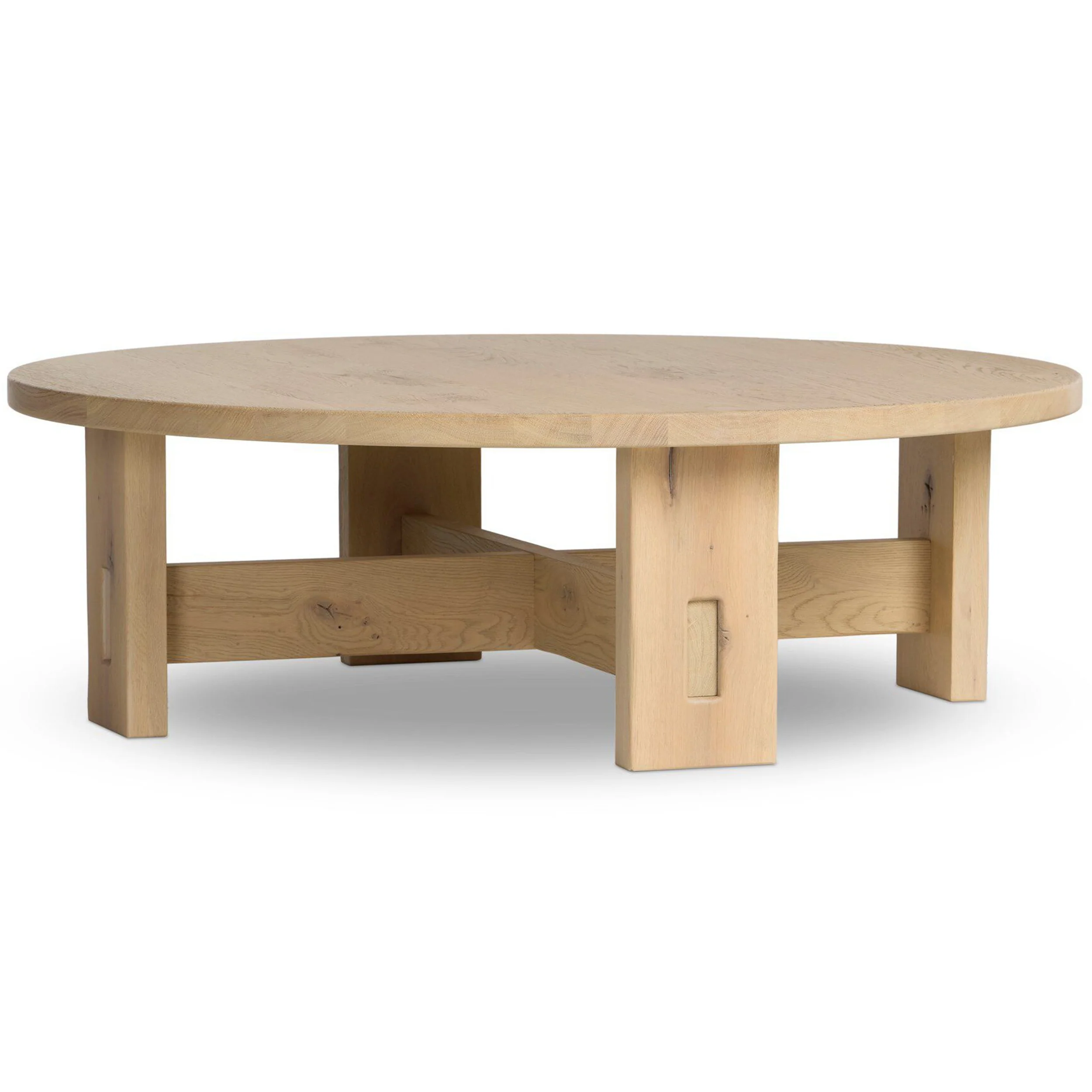 Willa Coffee Table, Bleached Oak by Four hands