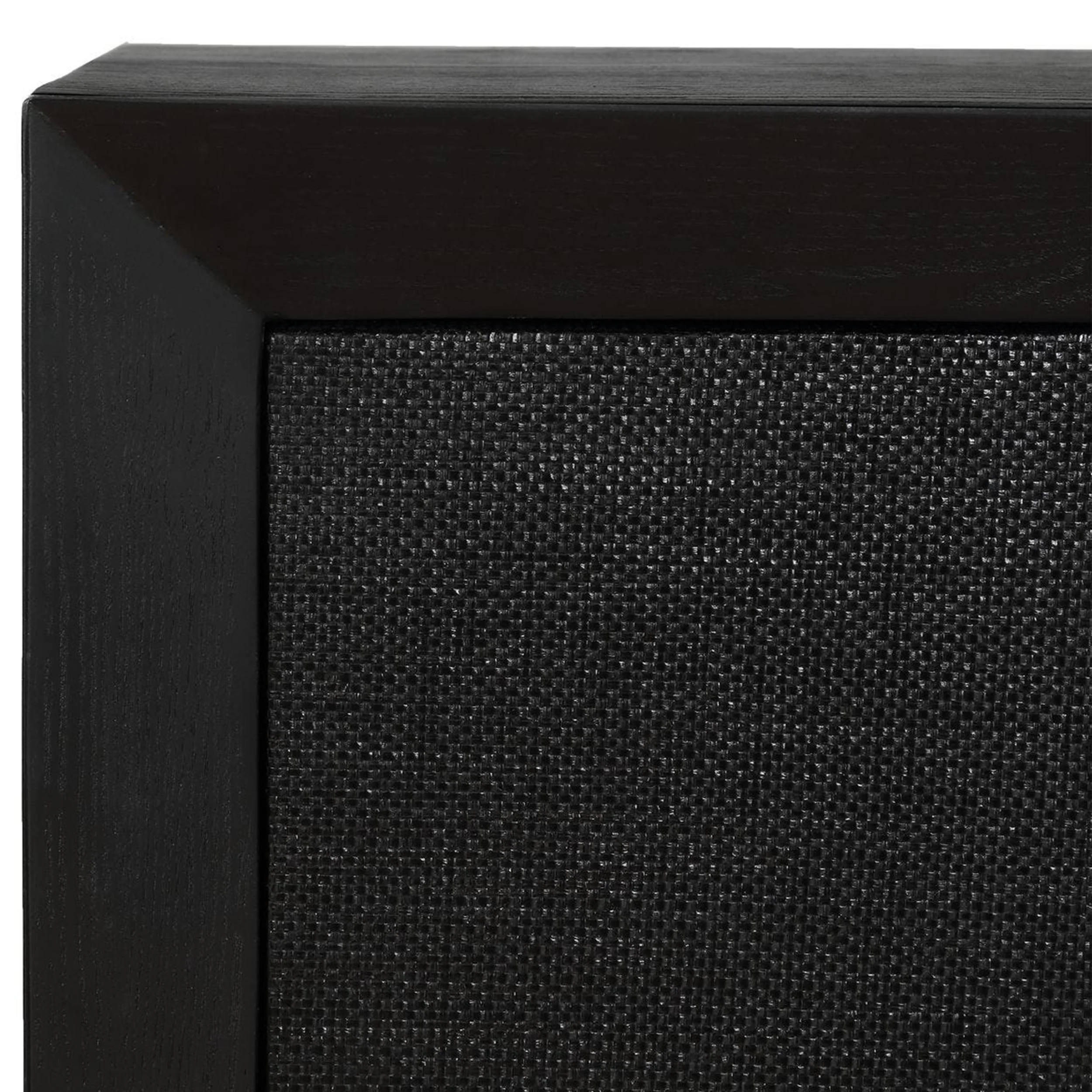 Williams 4 Door Cabinet, Black - Image 3