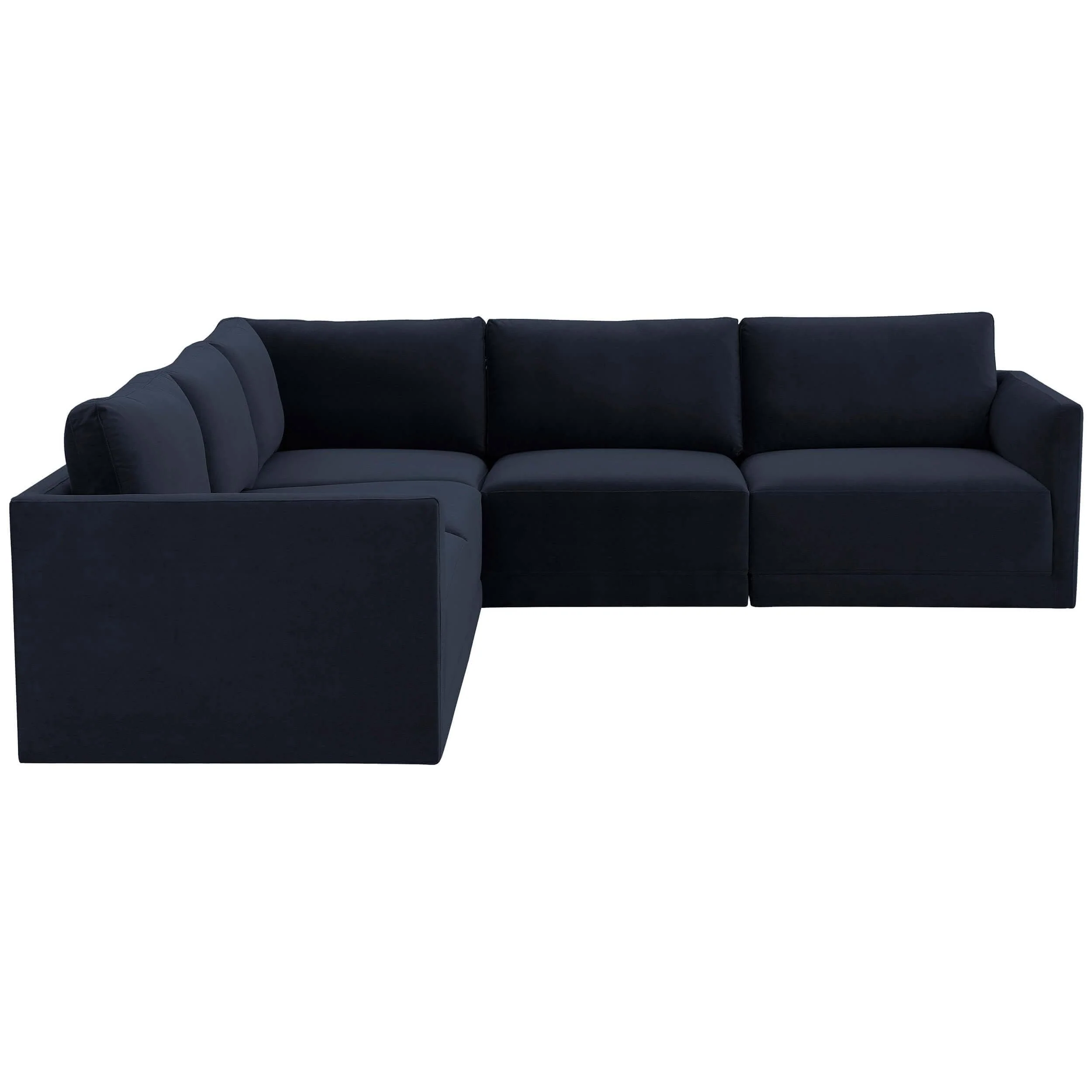 Willow Modular L Sectional, Navy