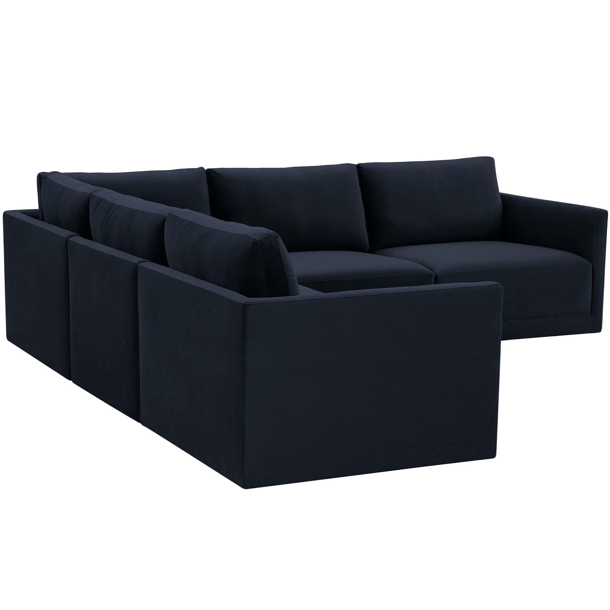 Willow Modular L Sectional, Navy - Image 2