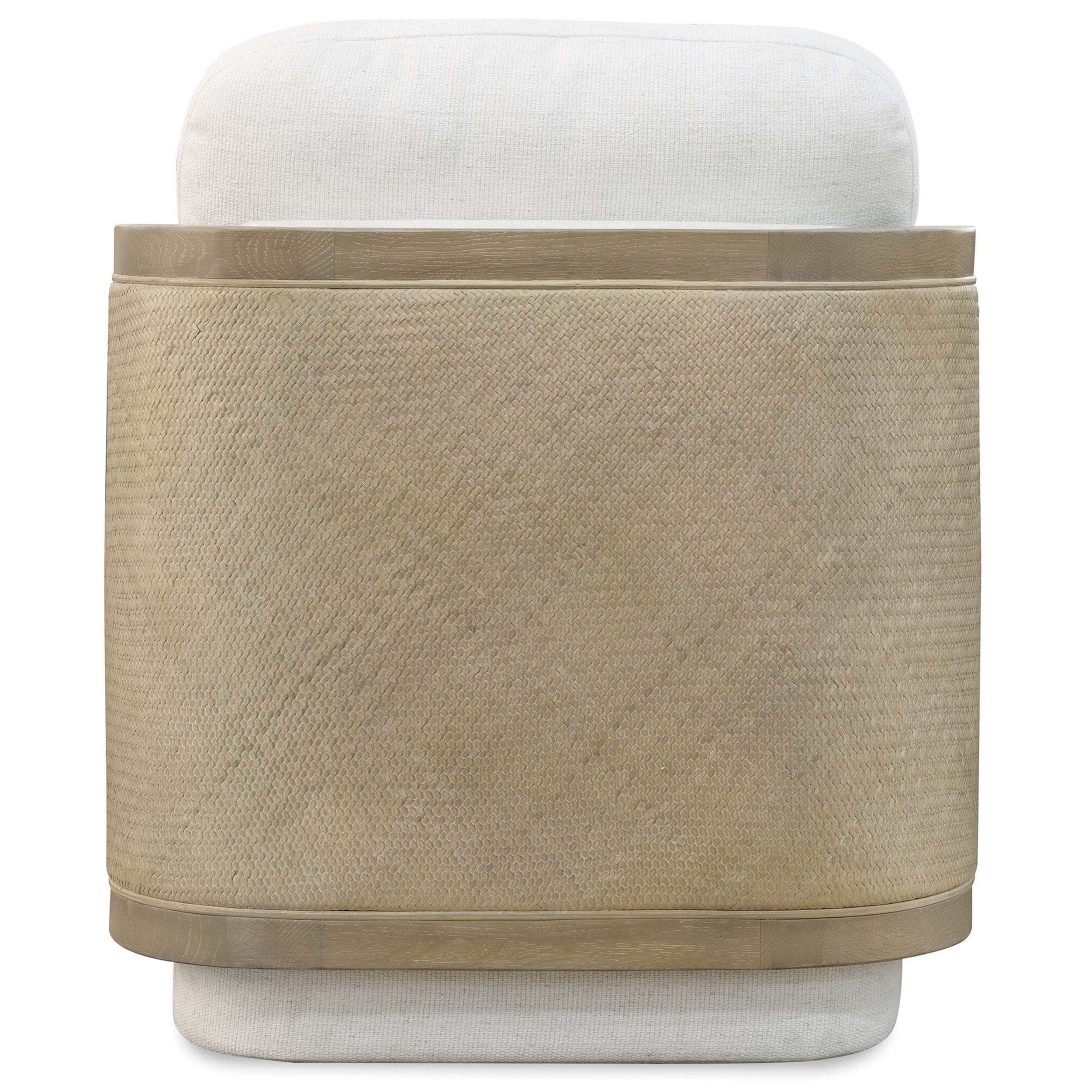 Wilma Swivel Chair, Halston White - Image 4
