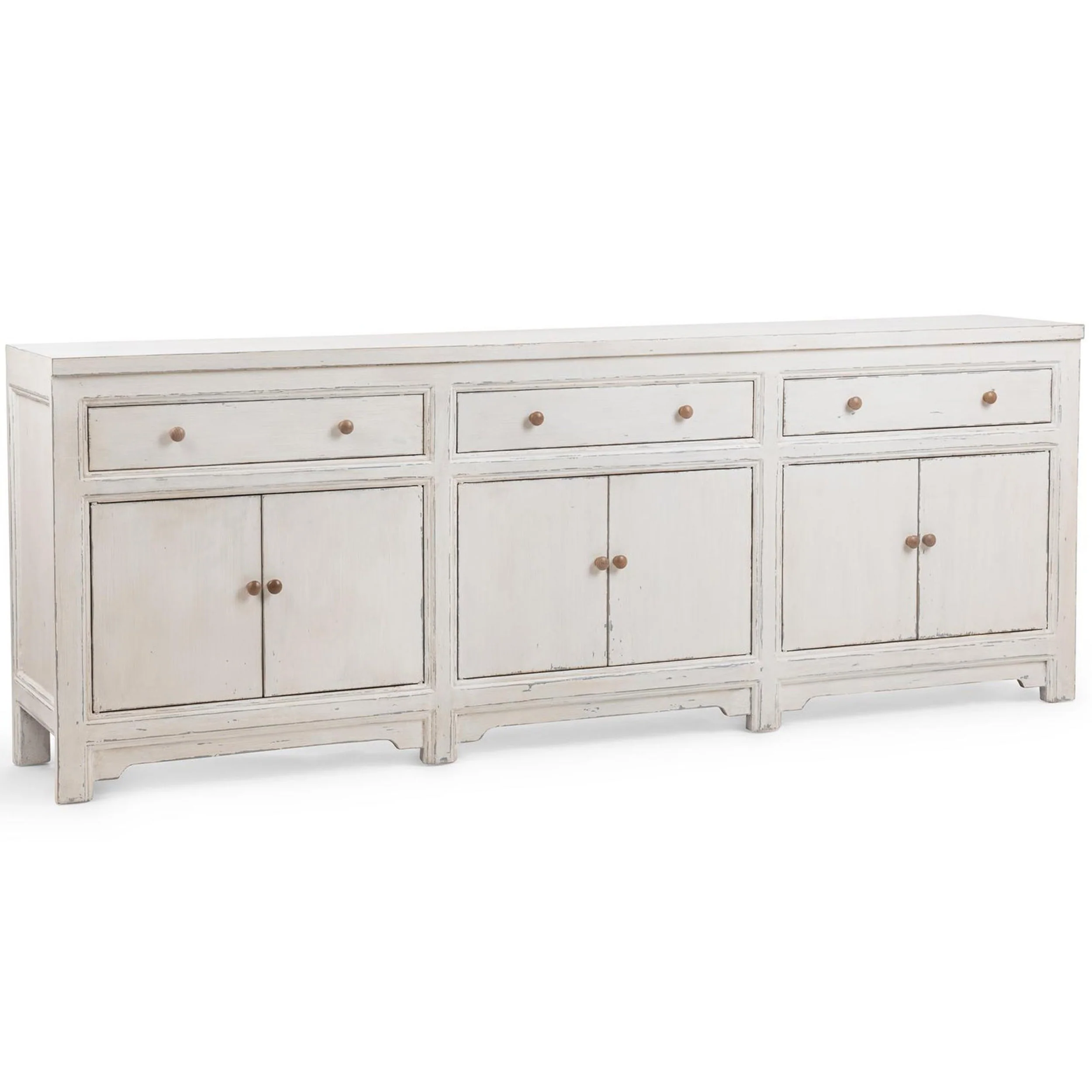 Winford 6 Door Cabinet, Coastal Cream