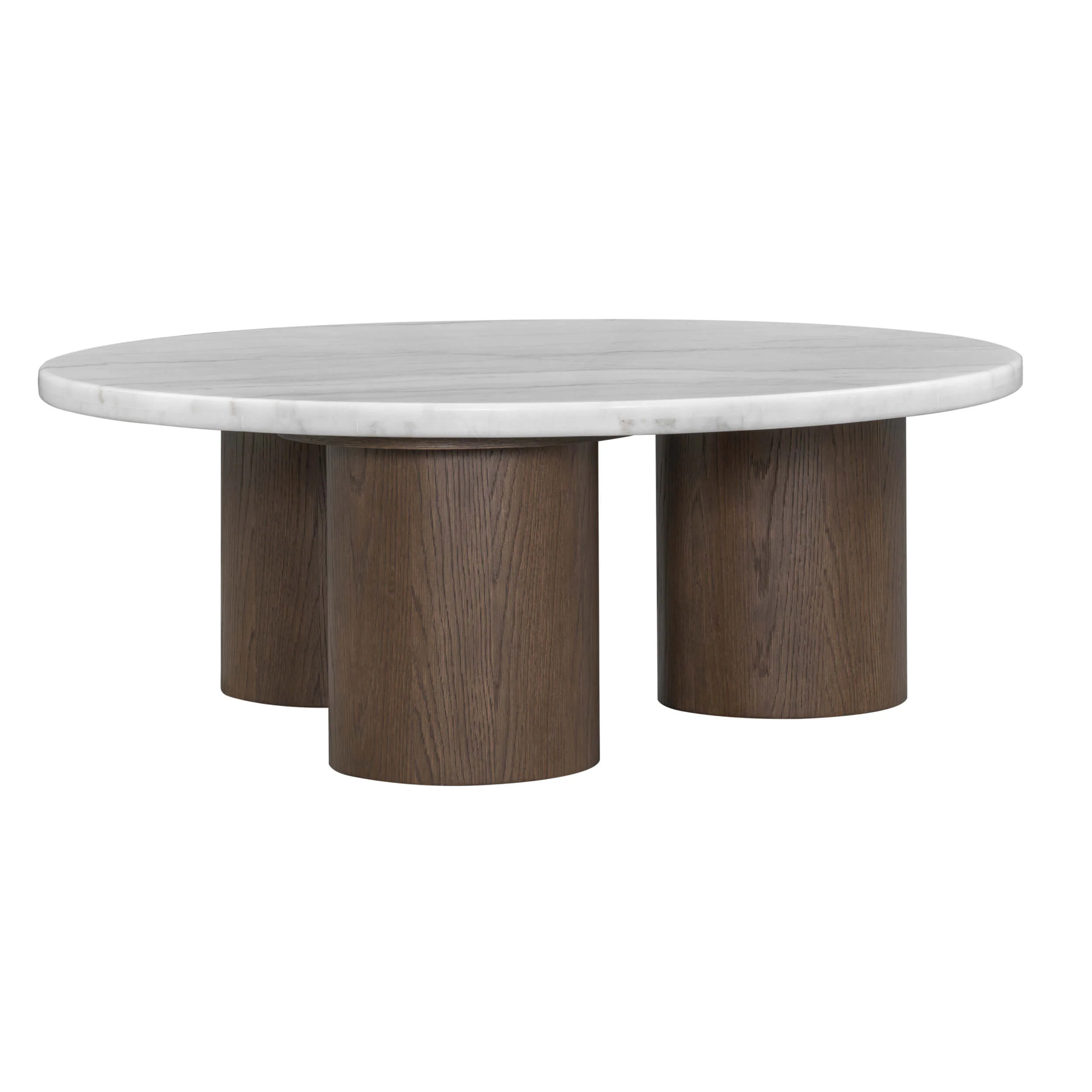Winslow Coffee Table, White Marble