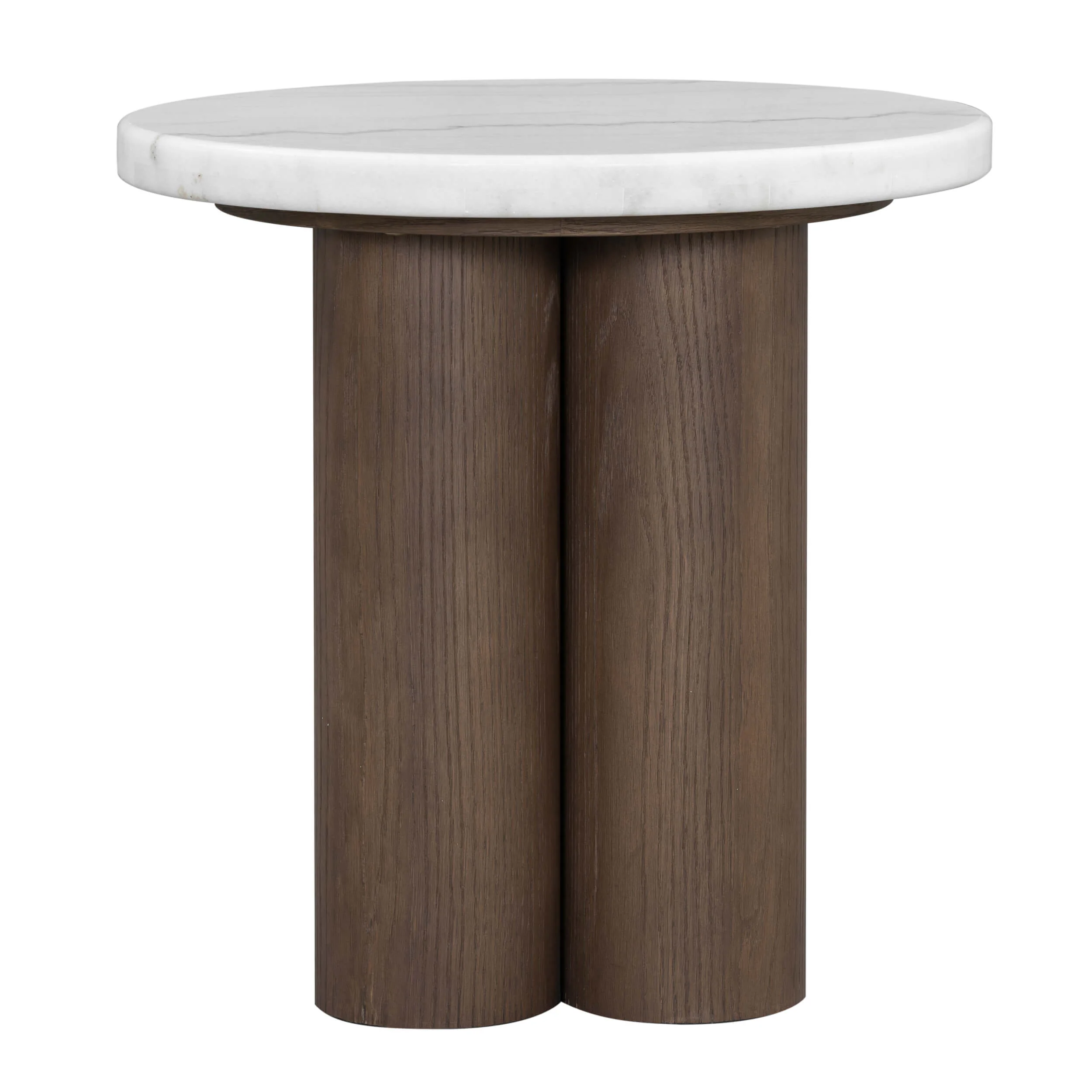 Winslow End Table, White Marble - Image 2