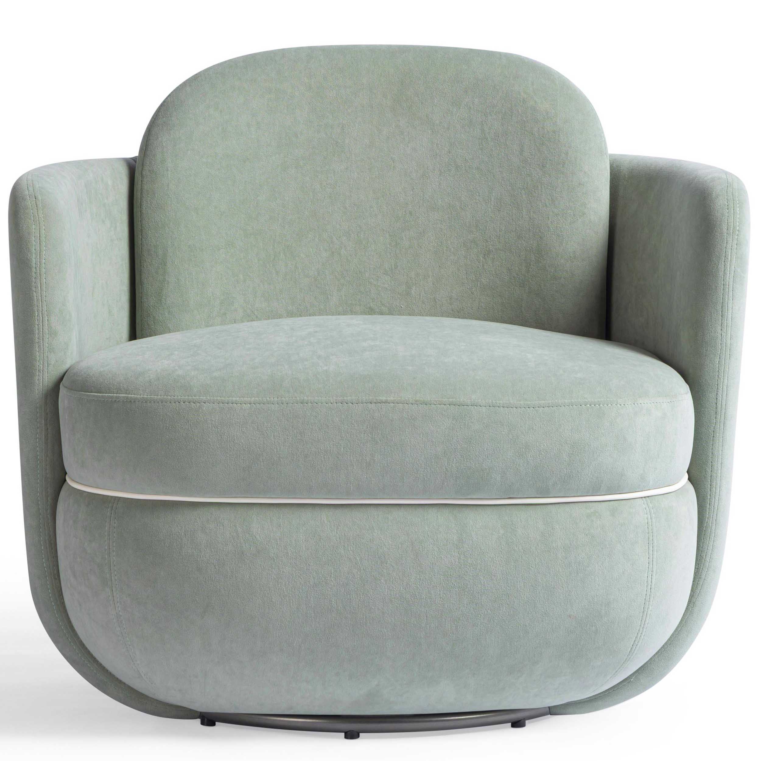 Wolfie Swivel Chair, Mint Green - Image 2