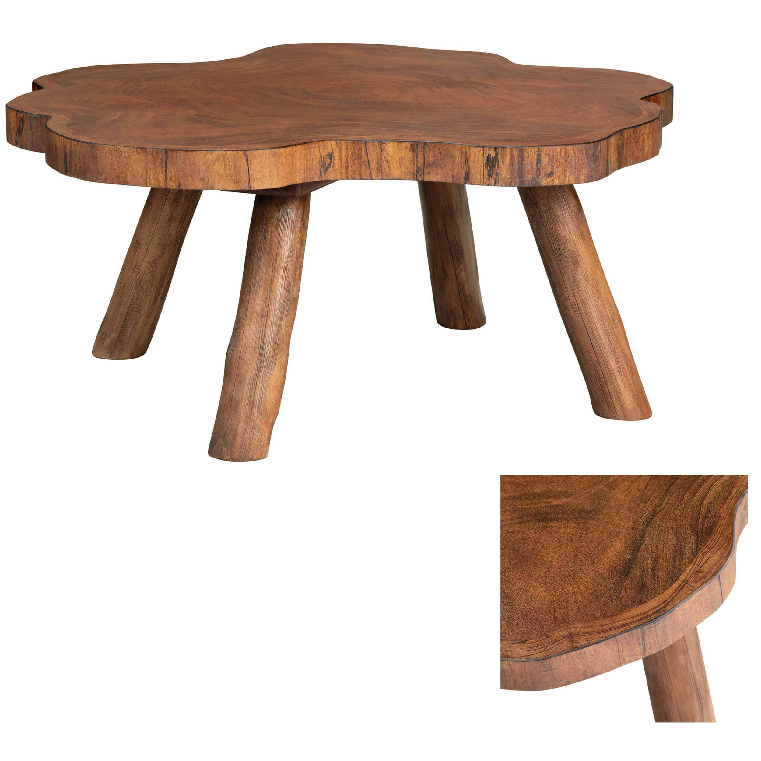Woodland Cocktail Table, Brown - Image 3