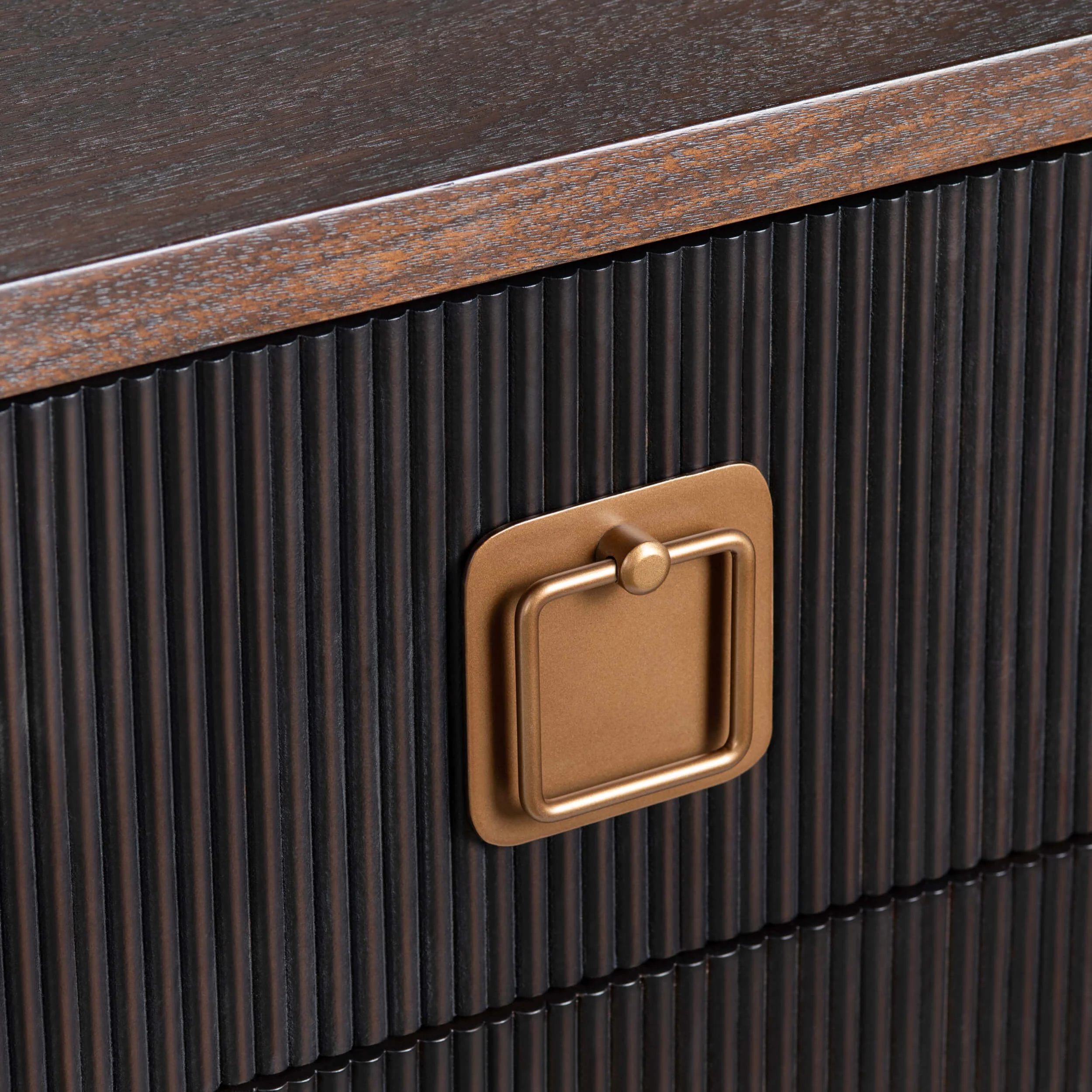 Worthington 3 Drawer Chest, Black - Image 4