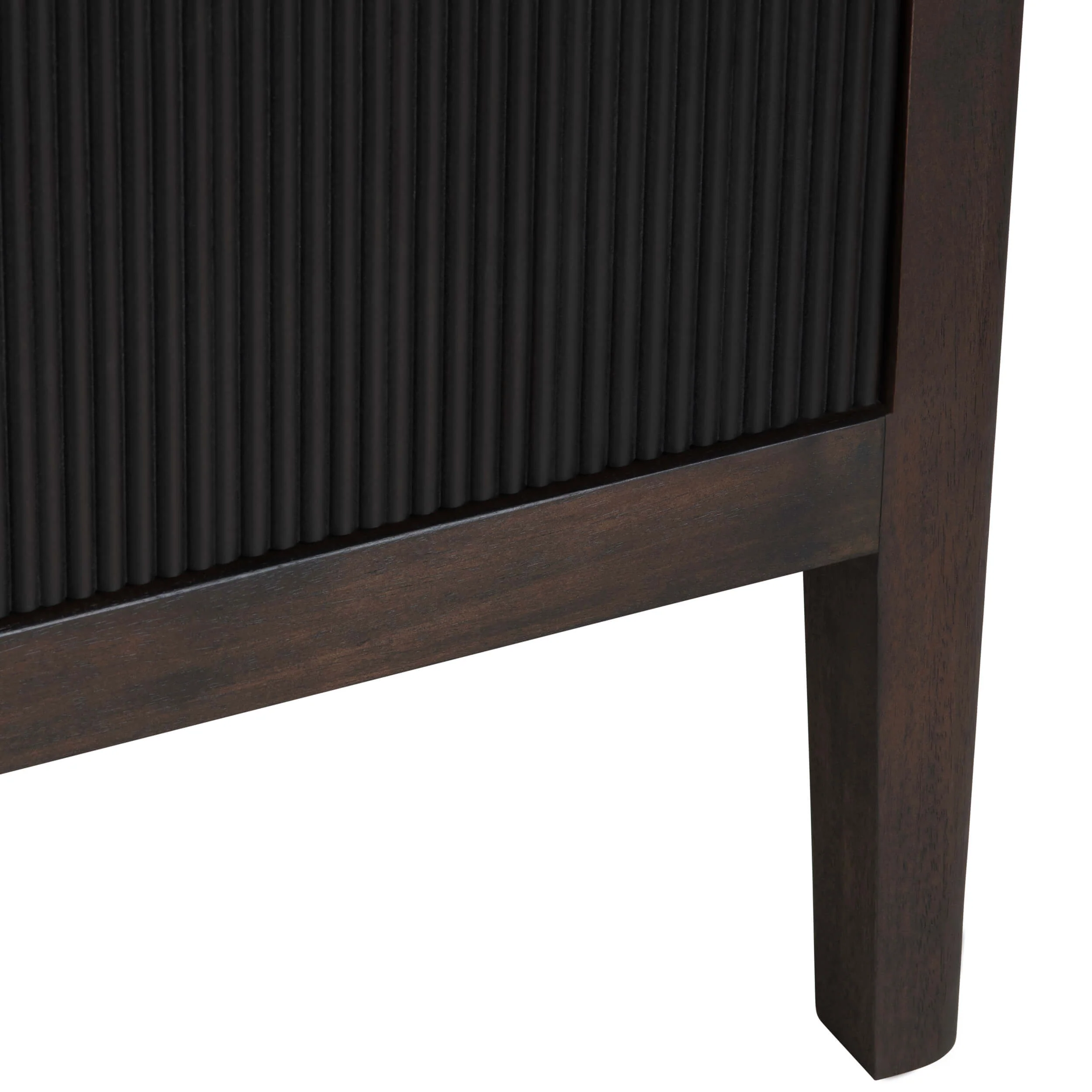 Worthington 4 Door Sideboard, Black - Image 4