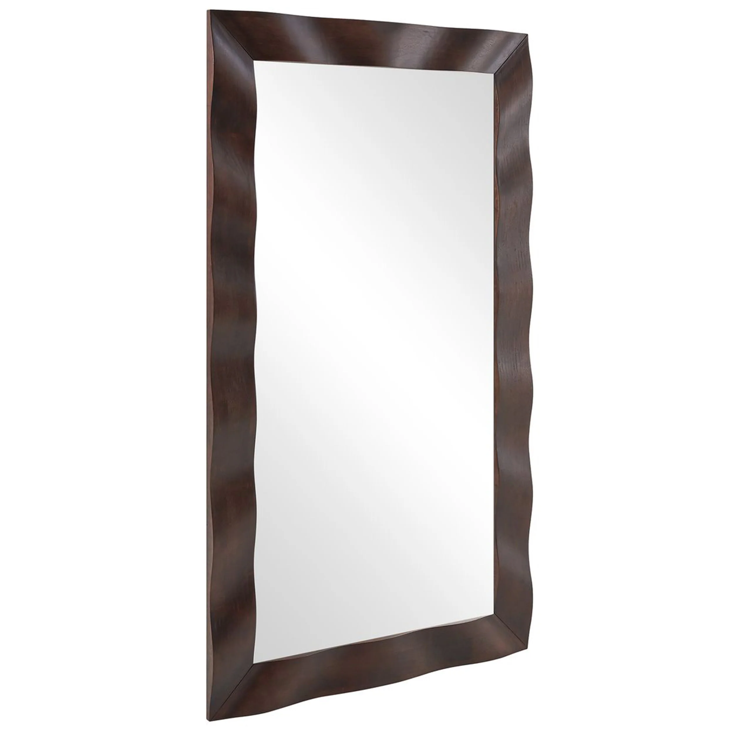 Wrinkle Mirror, Dark Walnut - Image 2
