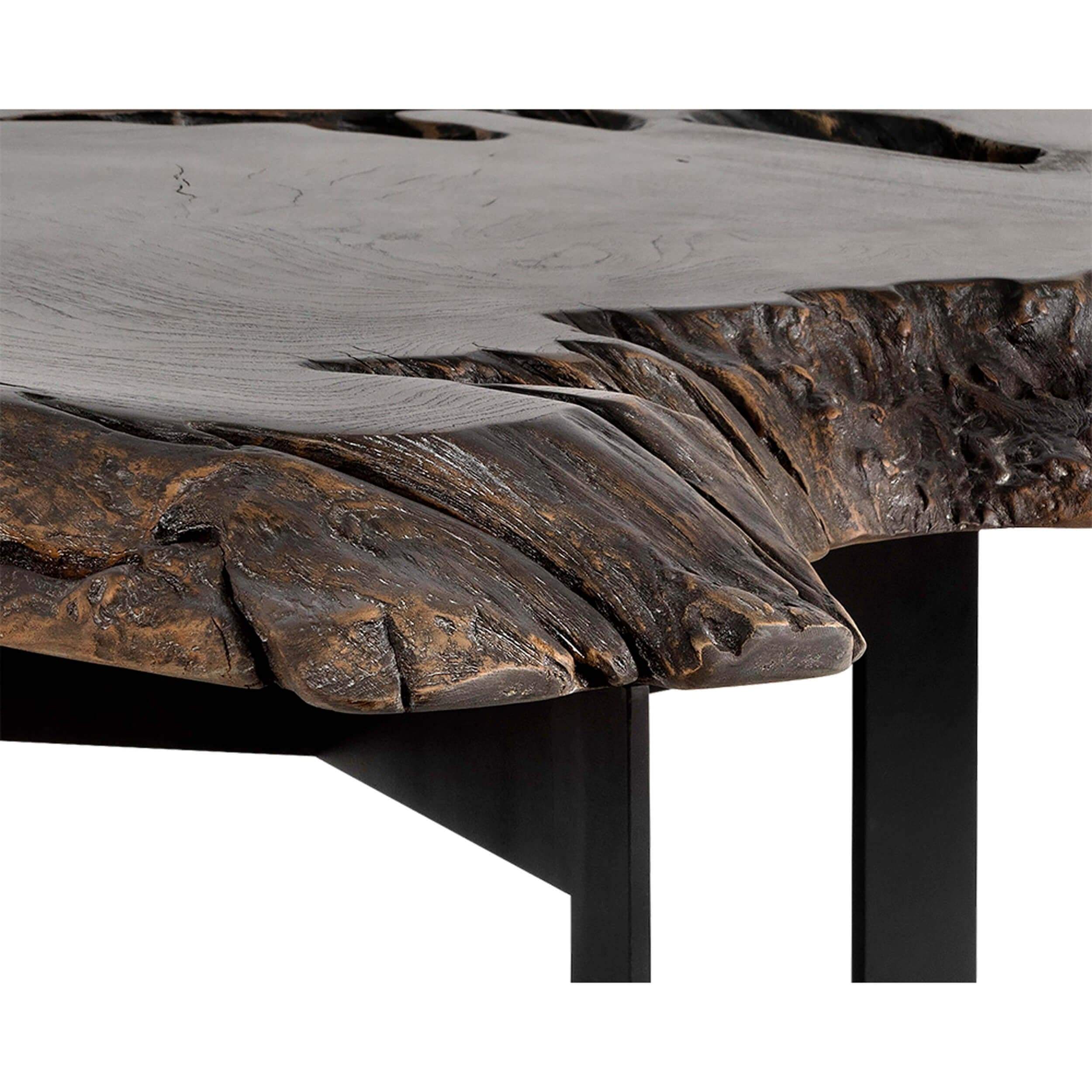 Wyatt Coffee Table, Dark Brown - Image 2