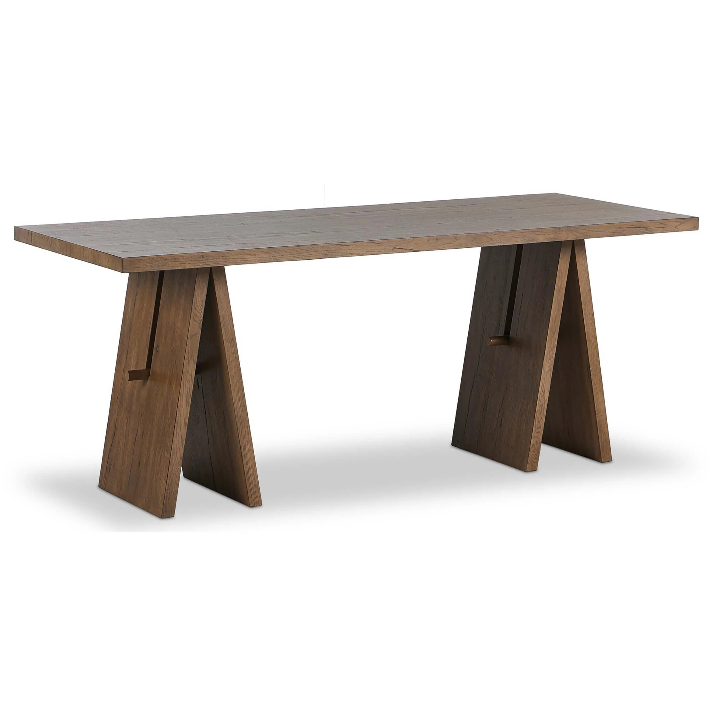 Wylie Desk, Rustic Grey by Four Hands