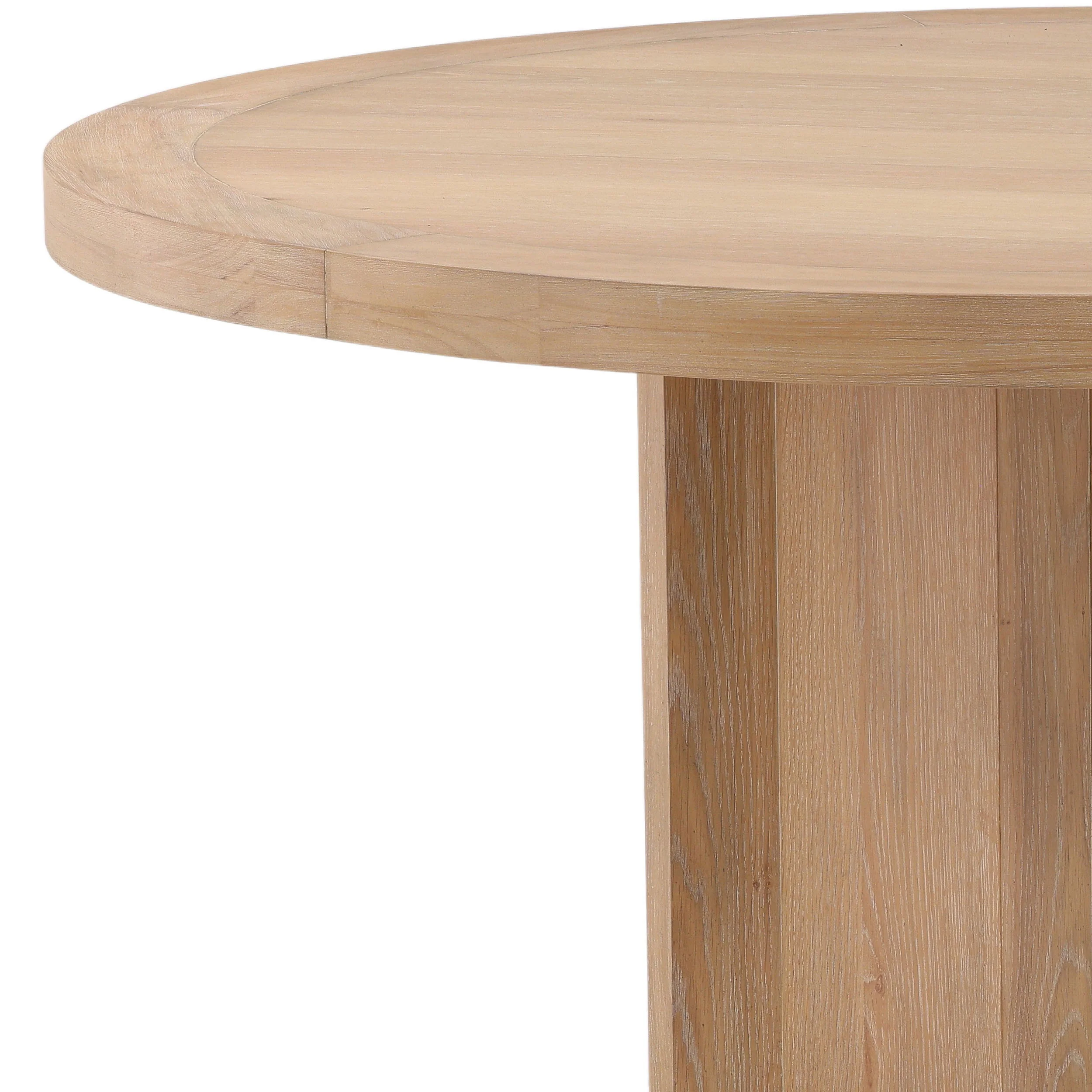 Wystan Round Dining Table, Natural - Image 2