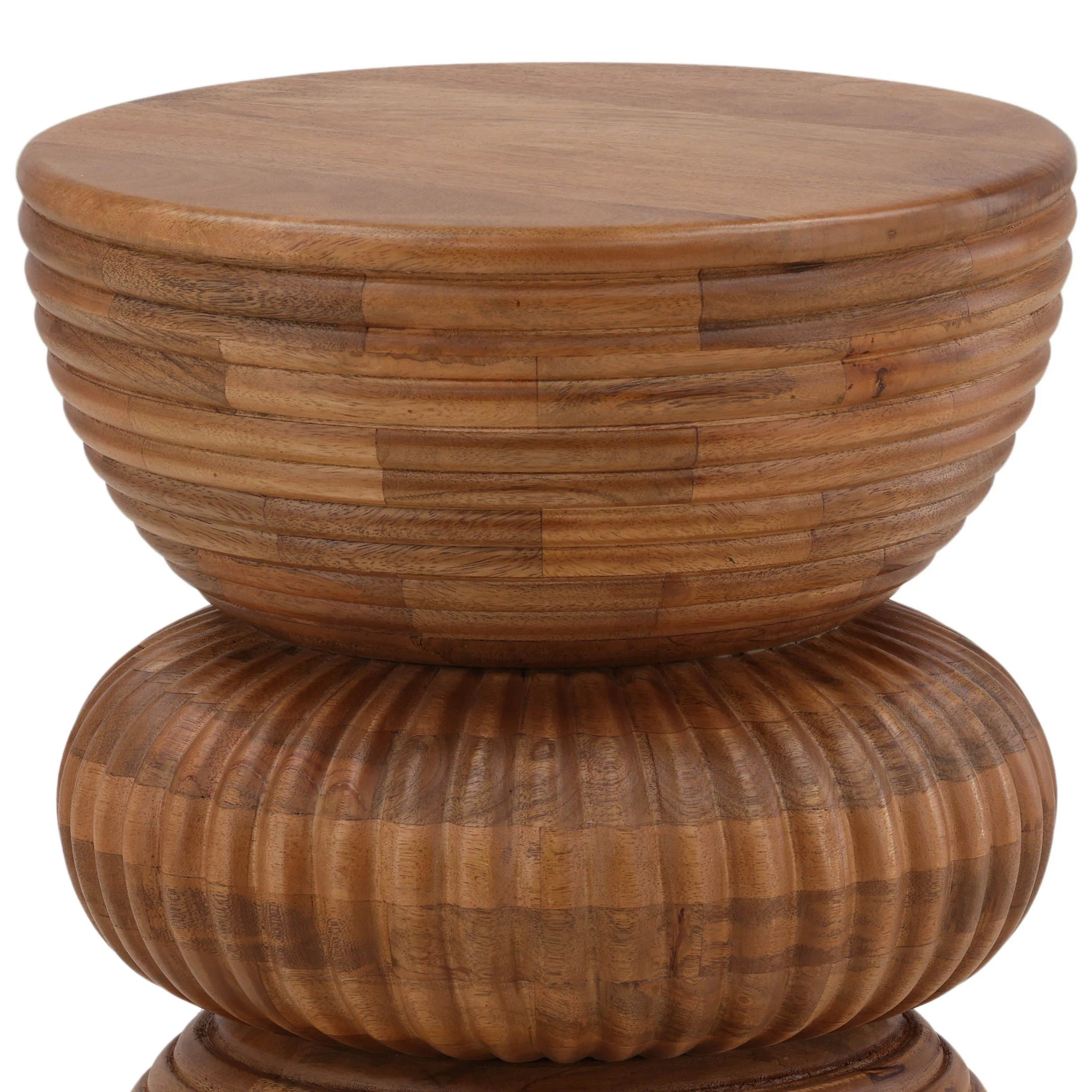 Yahir Side Table, Natural - Image 3