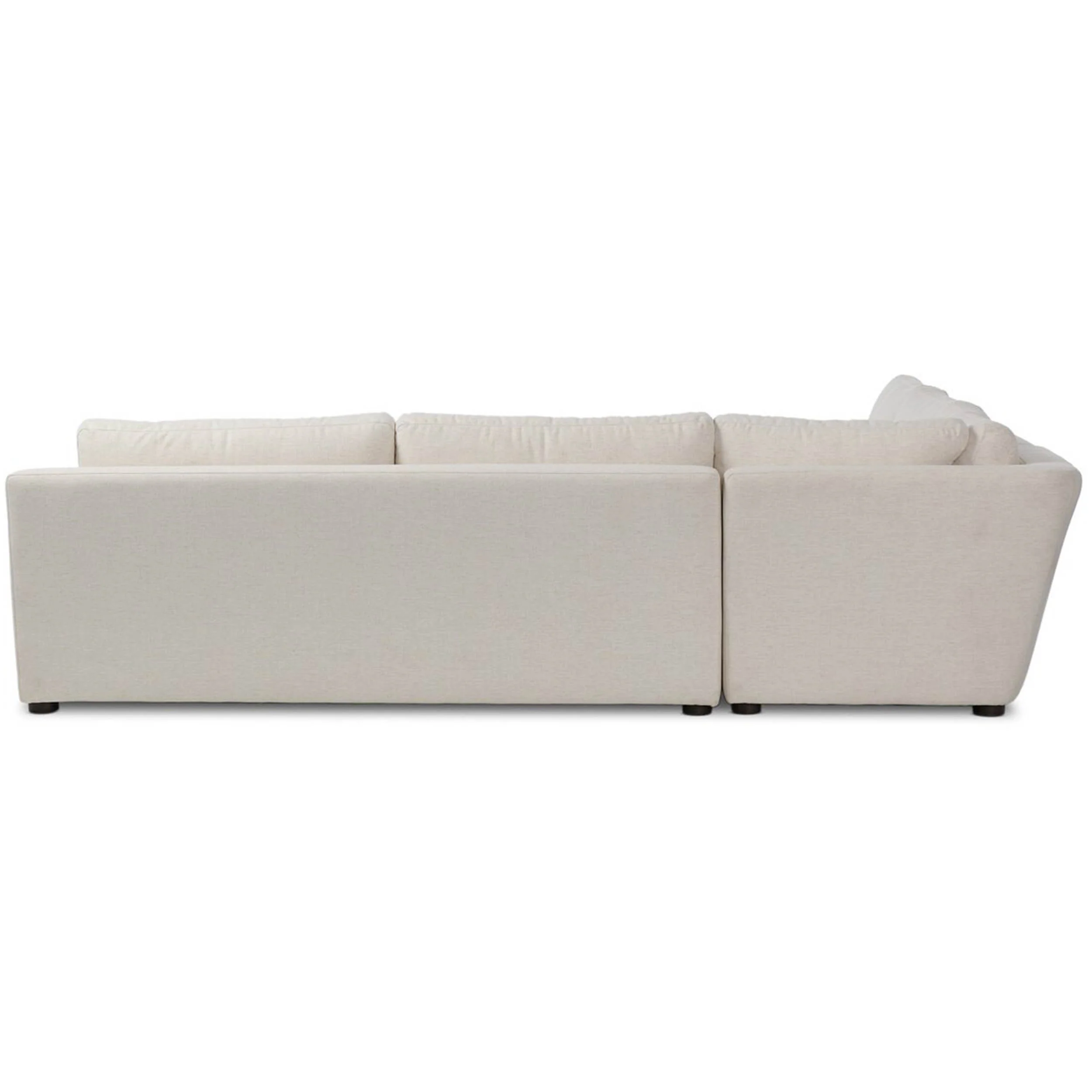 Yelena 3 Piece Sectional, Nomad Snow by Four Hands - Image 4