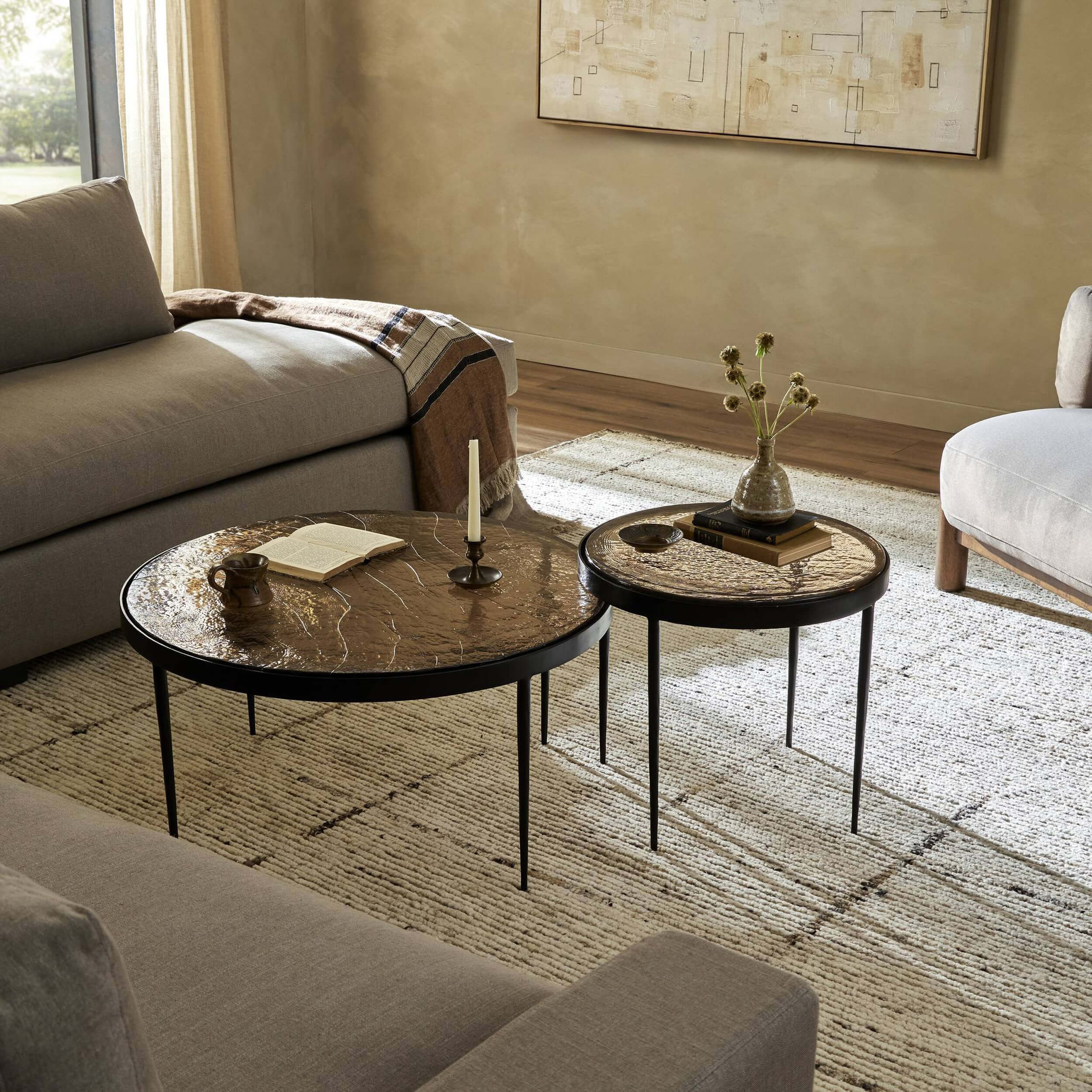 Yoko Nesting Table, Smoked Brown by Four Hands - Image 16