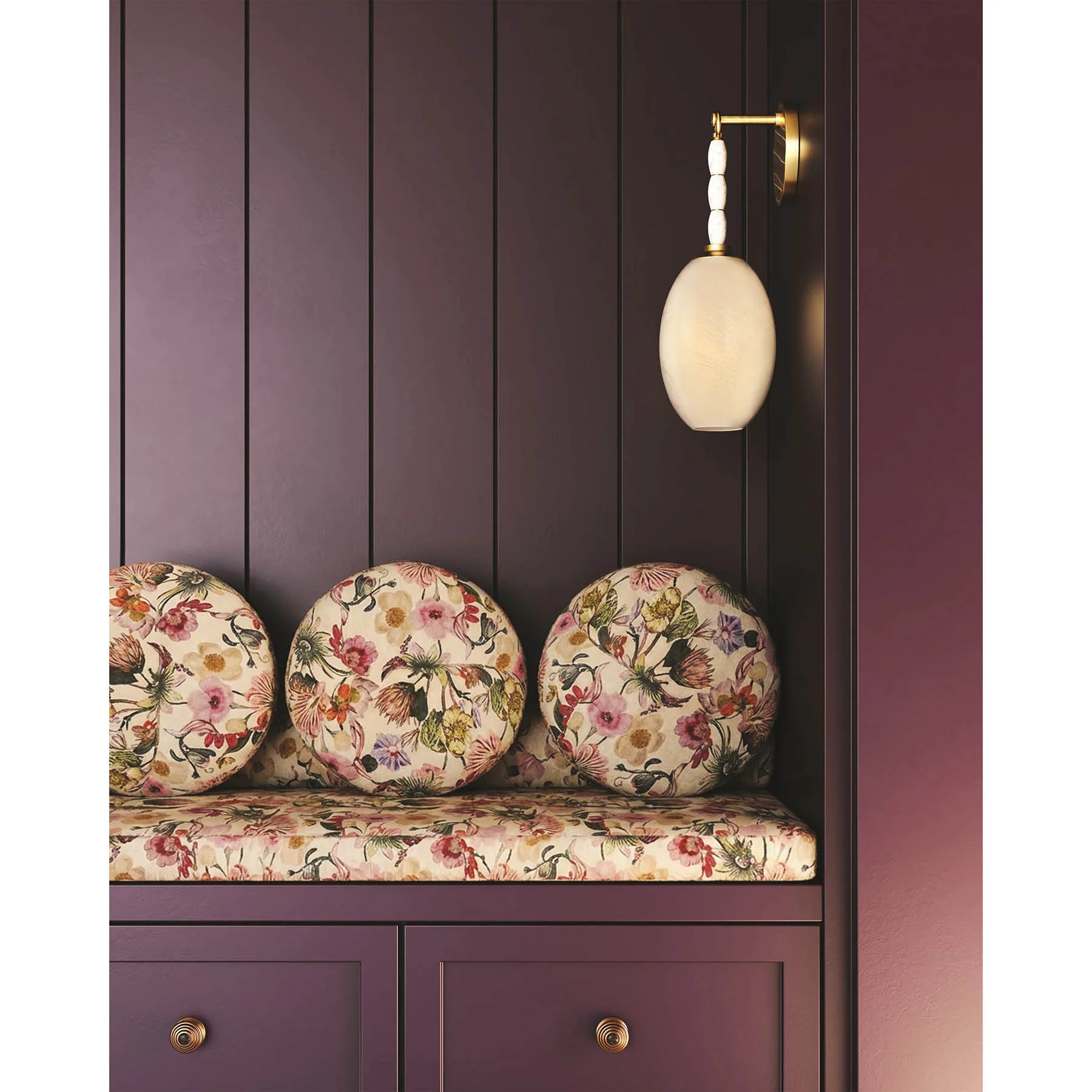 Yolanda Wall Sconce, Aged Brass - Image 5