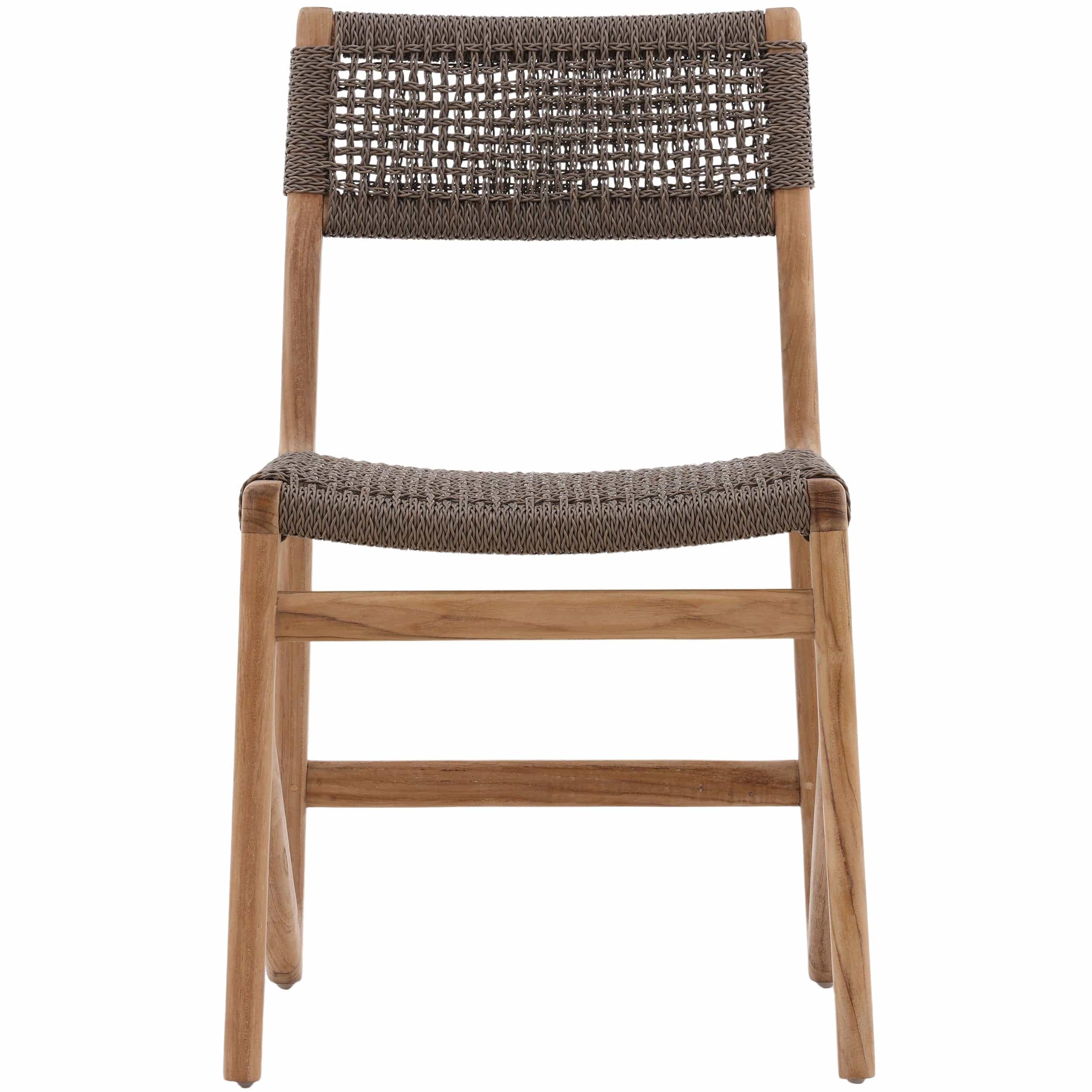 Ysidro Outdoor Dining Chair, Grey, Set of 2 - Image 2