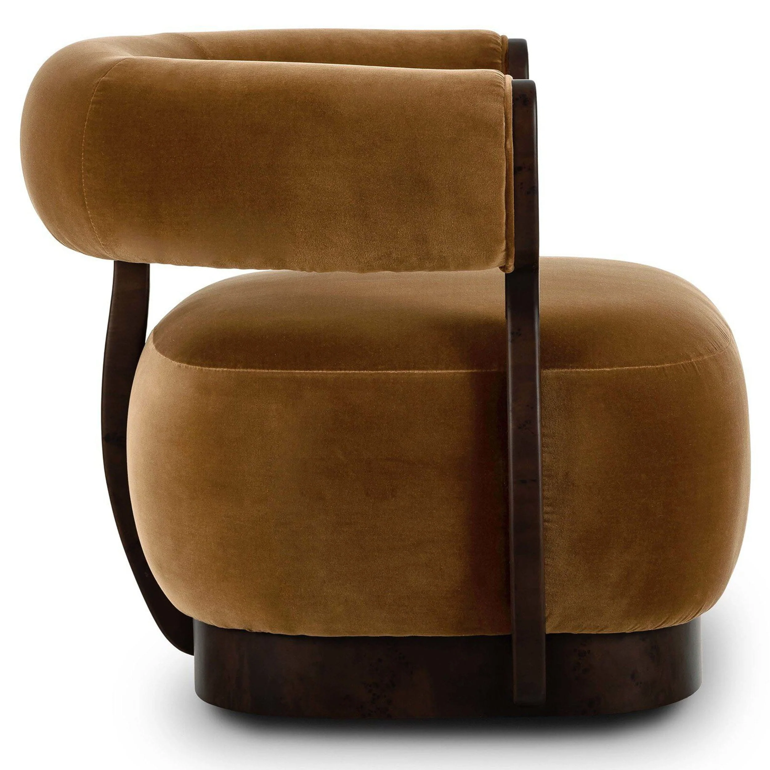 Yuri Swivel Chair, Surrey Ochre by Four Hands - Image 3