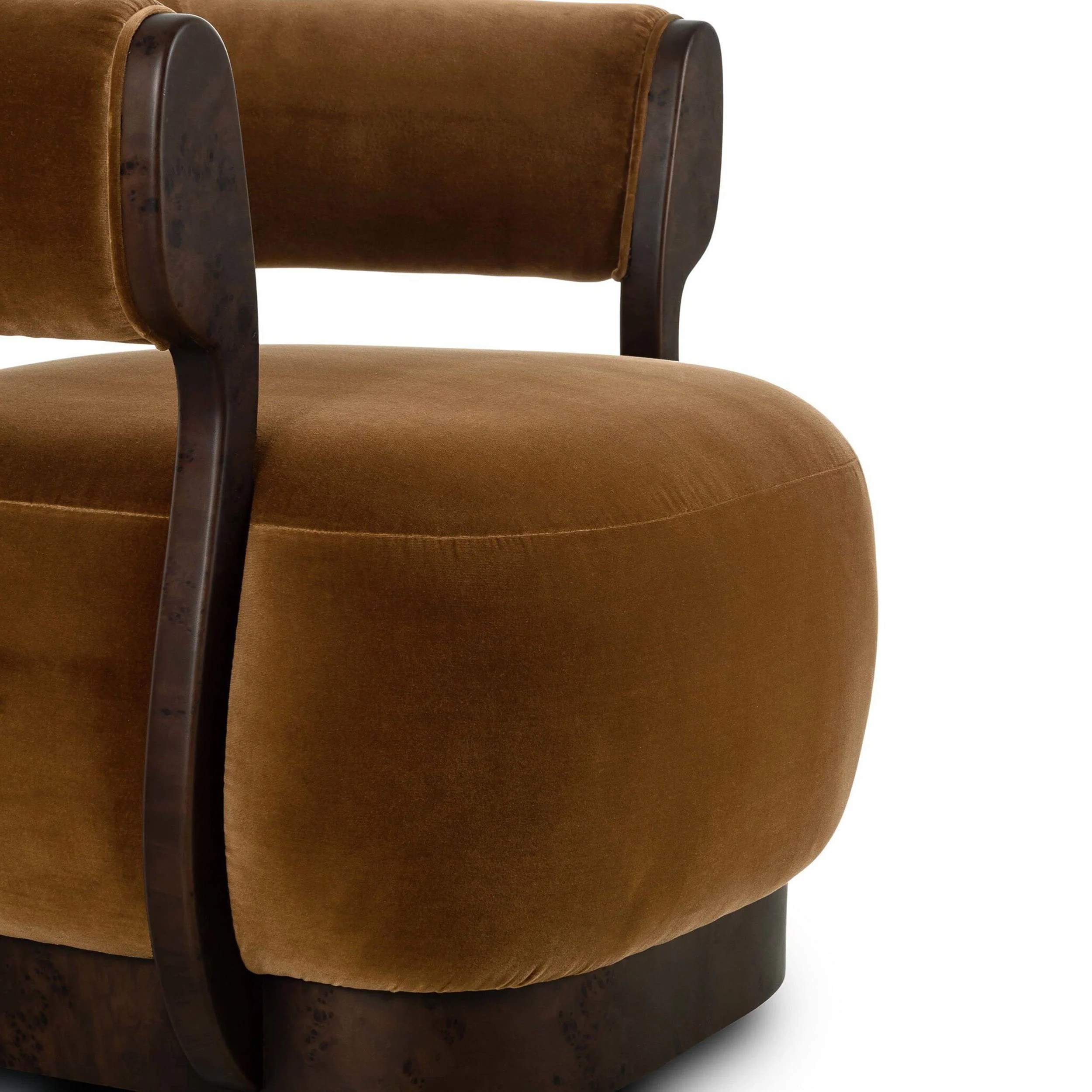 Yuri Swivel Chair, Surrey Ochre by Four Hands - Image 5