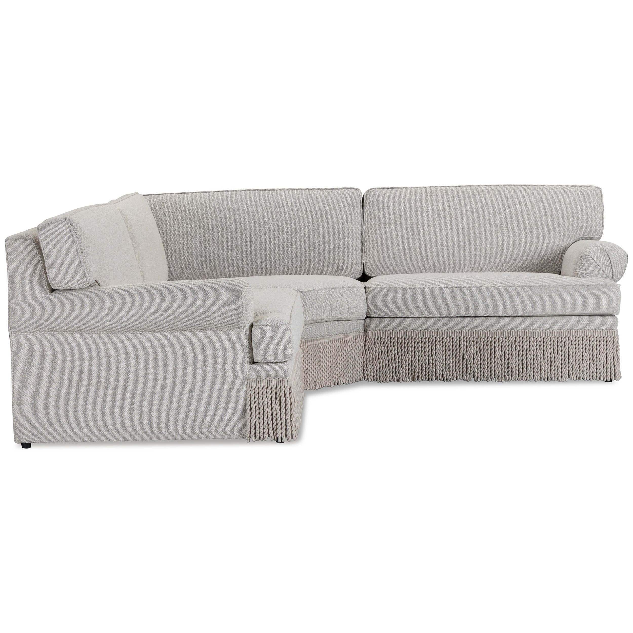 Yvette 3 Piece L-Sectional, Warm Grey - Image 2