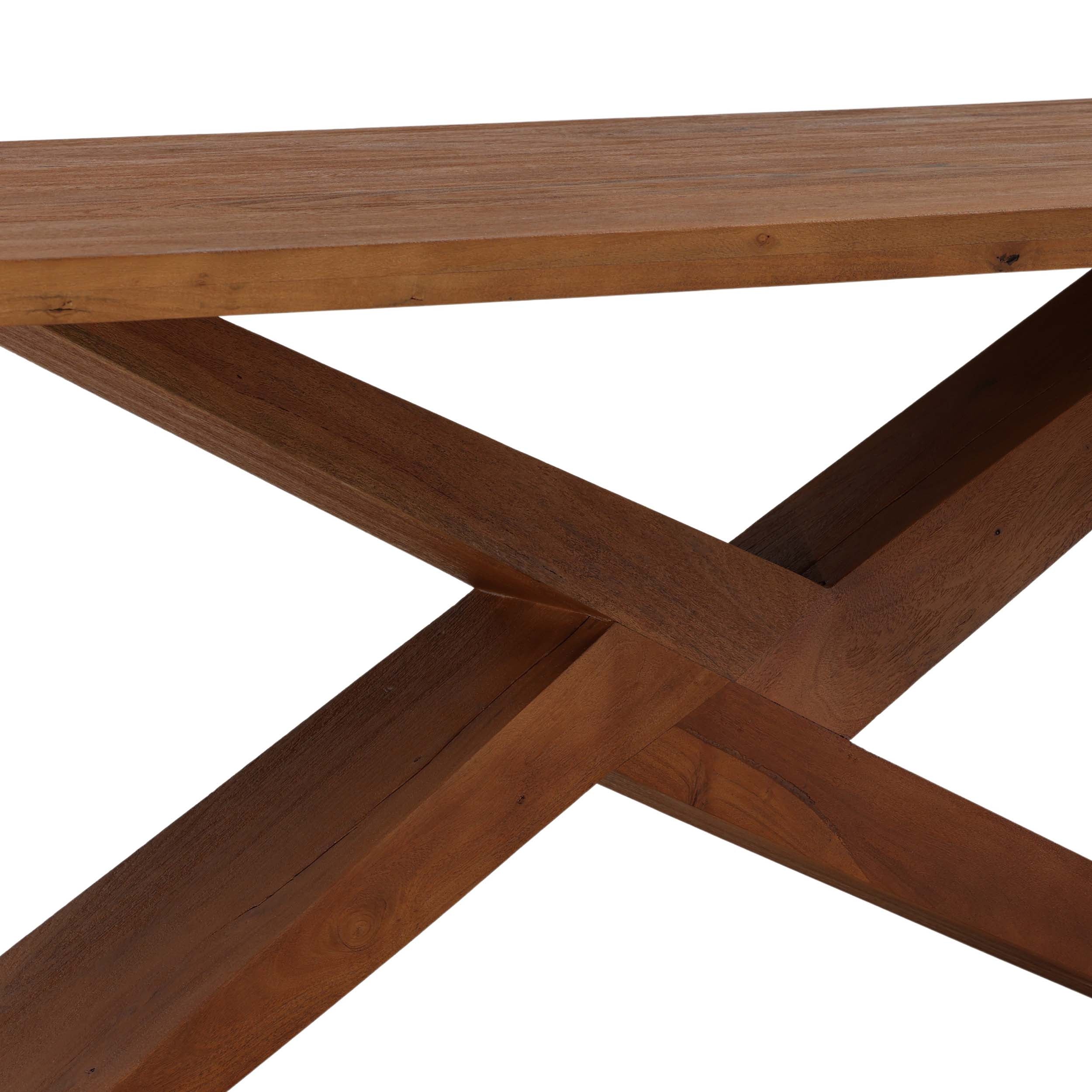 Zachary Dining Table, Brown - Image 4