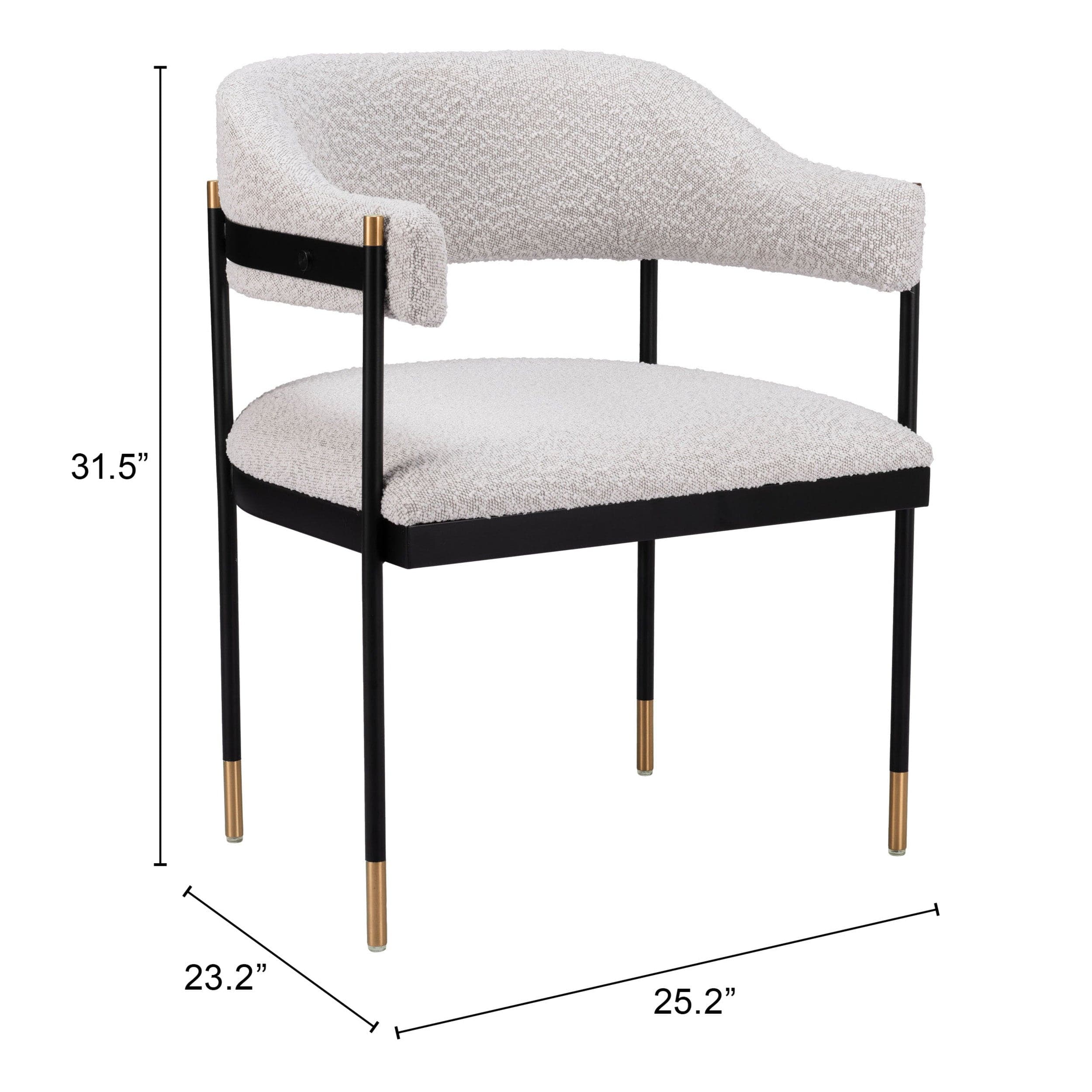 Zadar Dining Chair Misty, Gray - Image 7