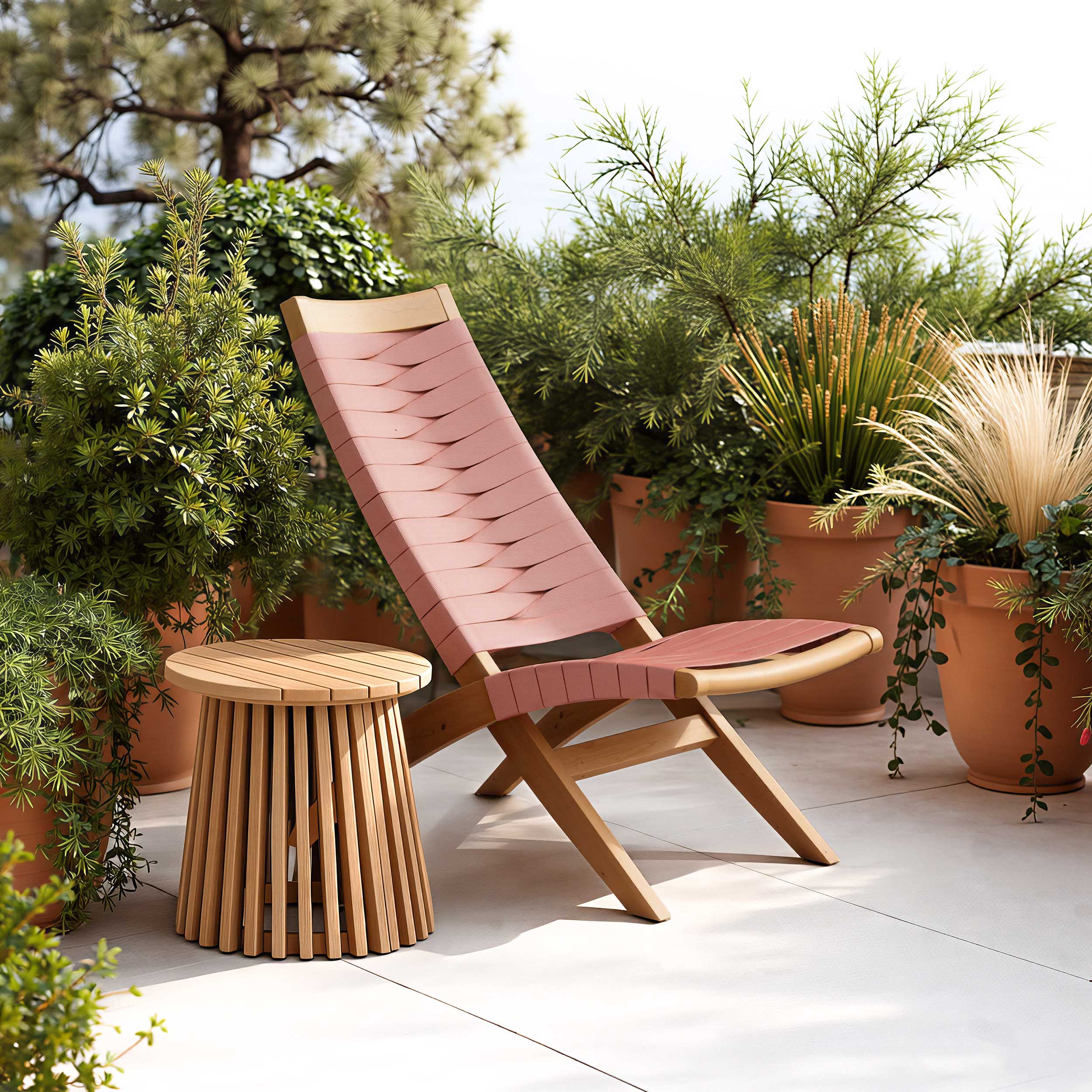 Zahara Side Table, Natural - Image 5