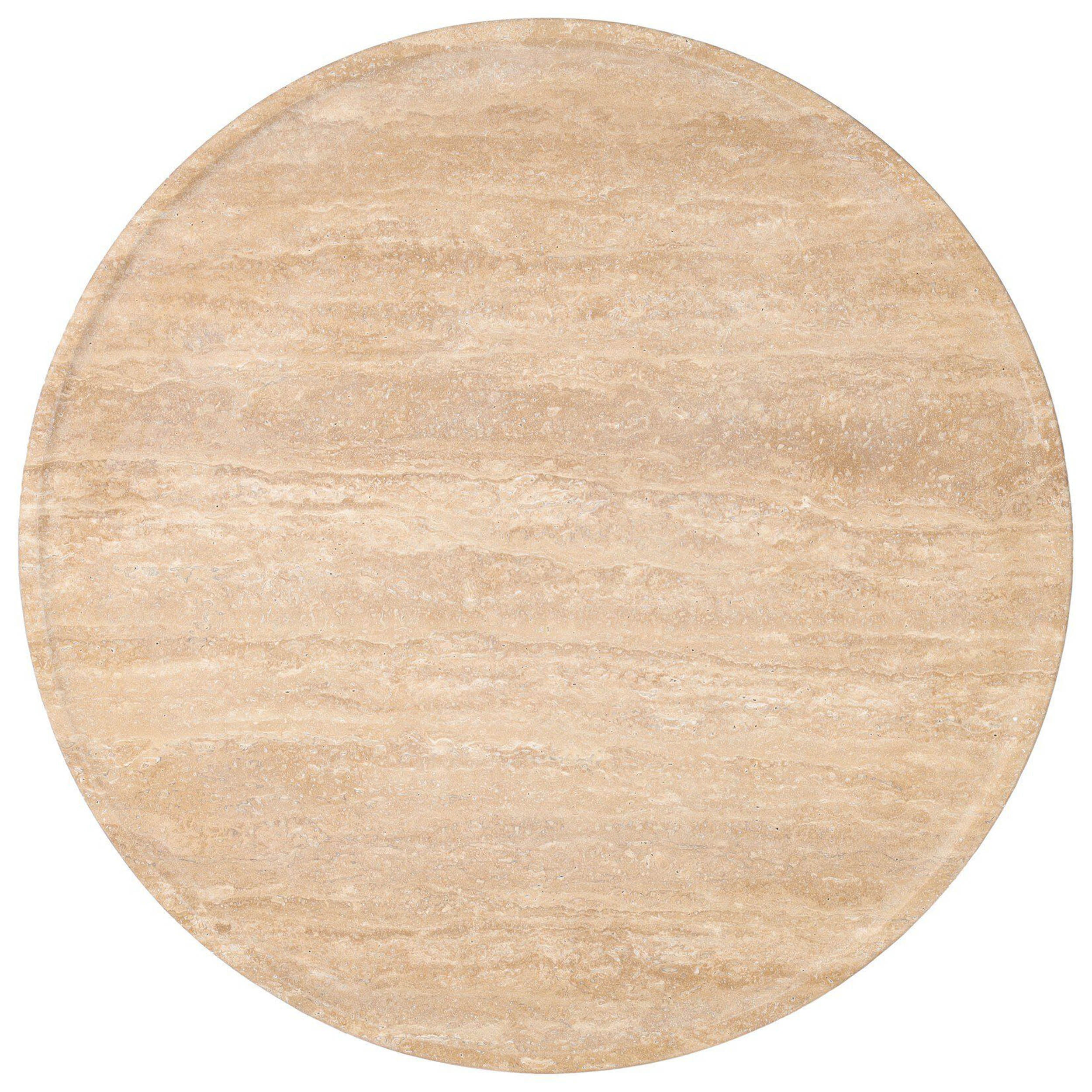 Zane End Table, Golden Travertine by Four Hands - Image 3