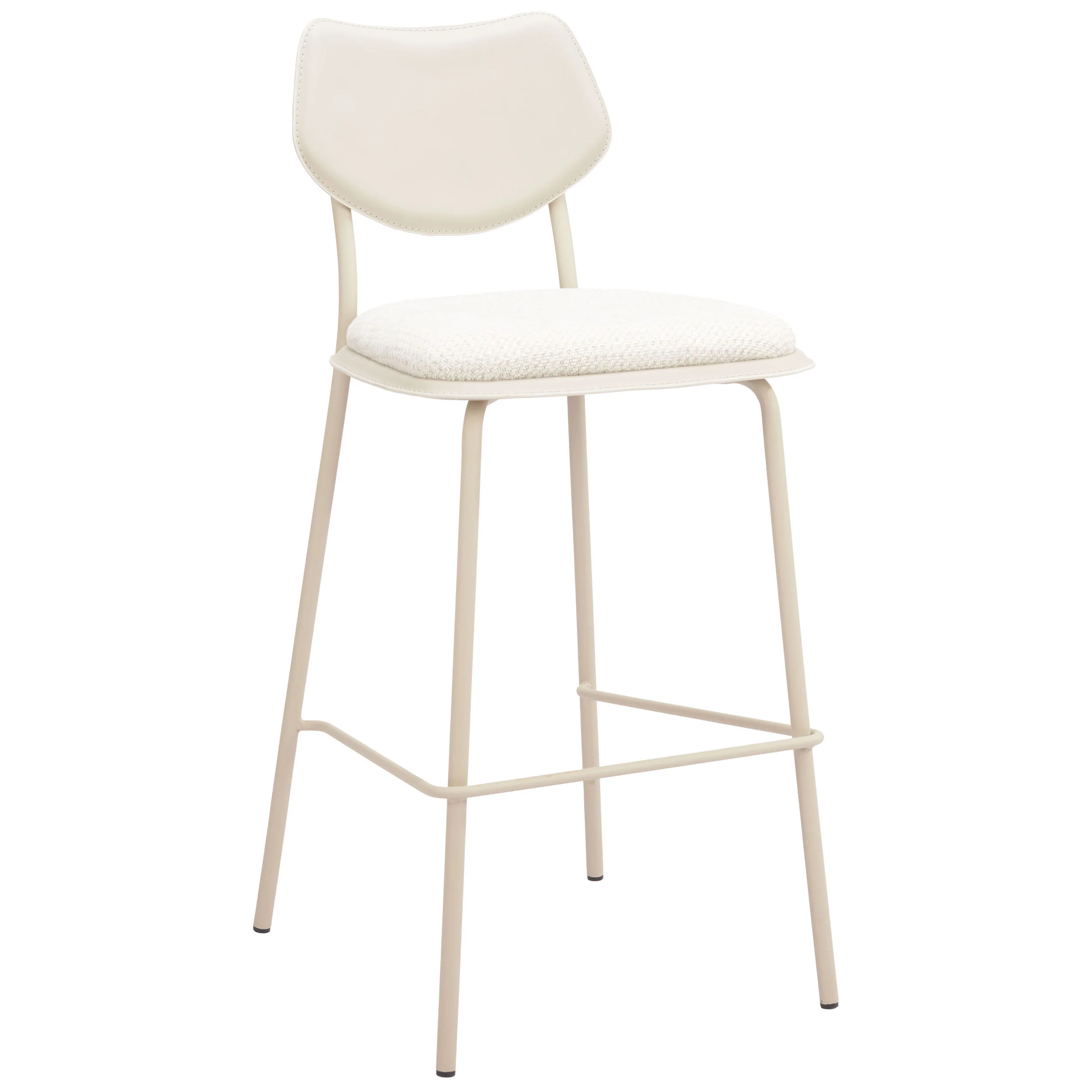 Zeal Bar & Counter Stool, Light Gray, Set of 4