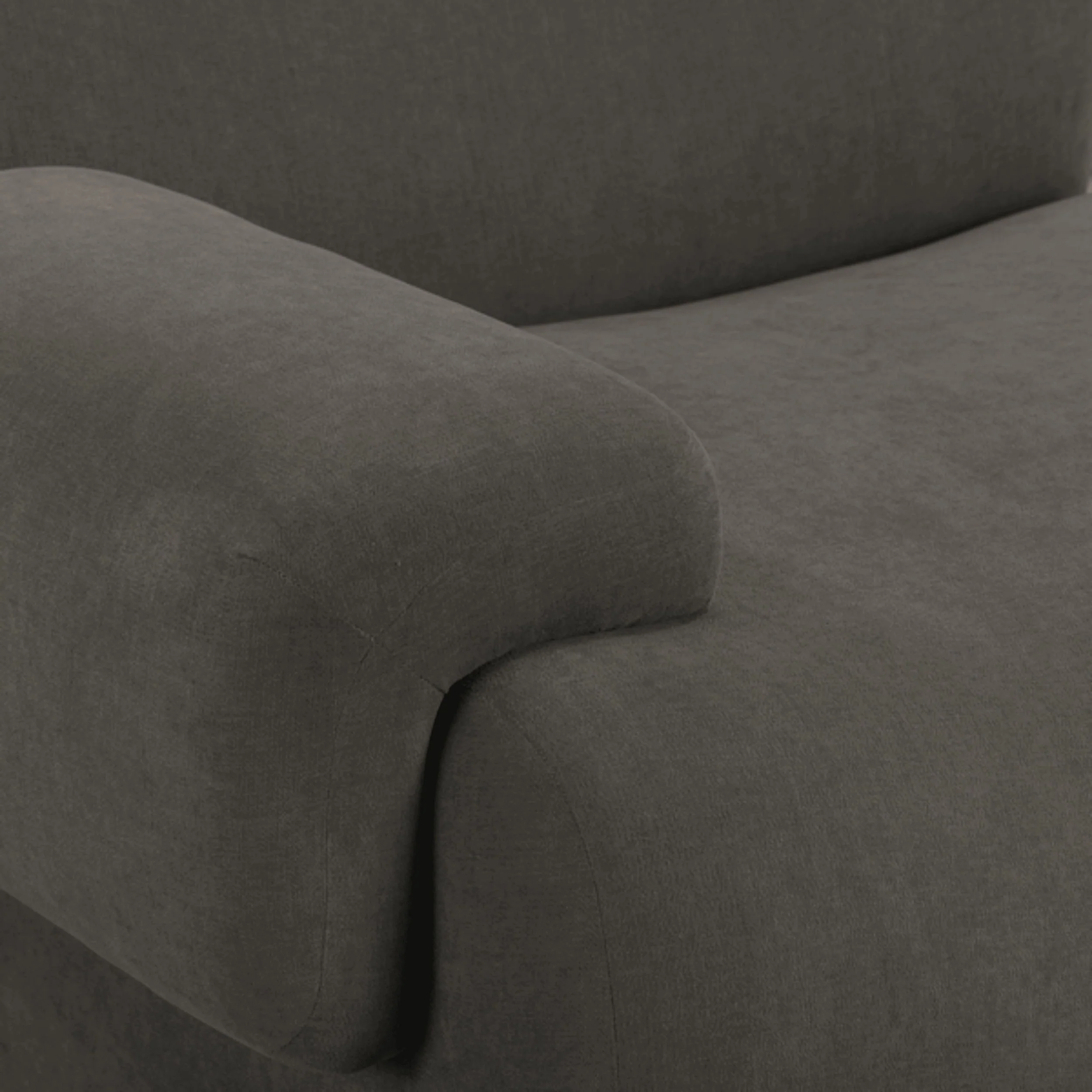 Zenith 5 Piece Modular L-Sectional, Grey - Image 3