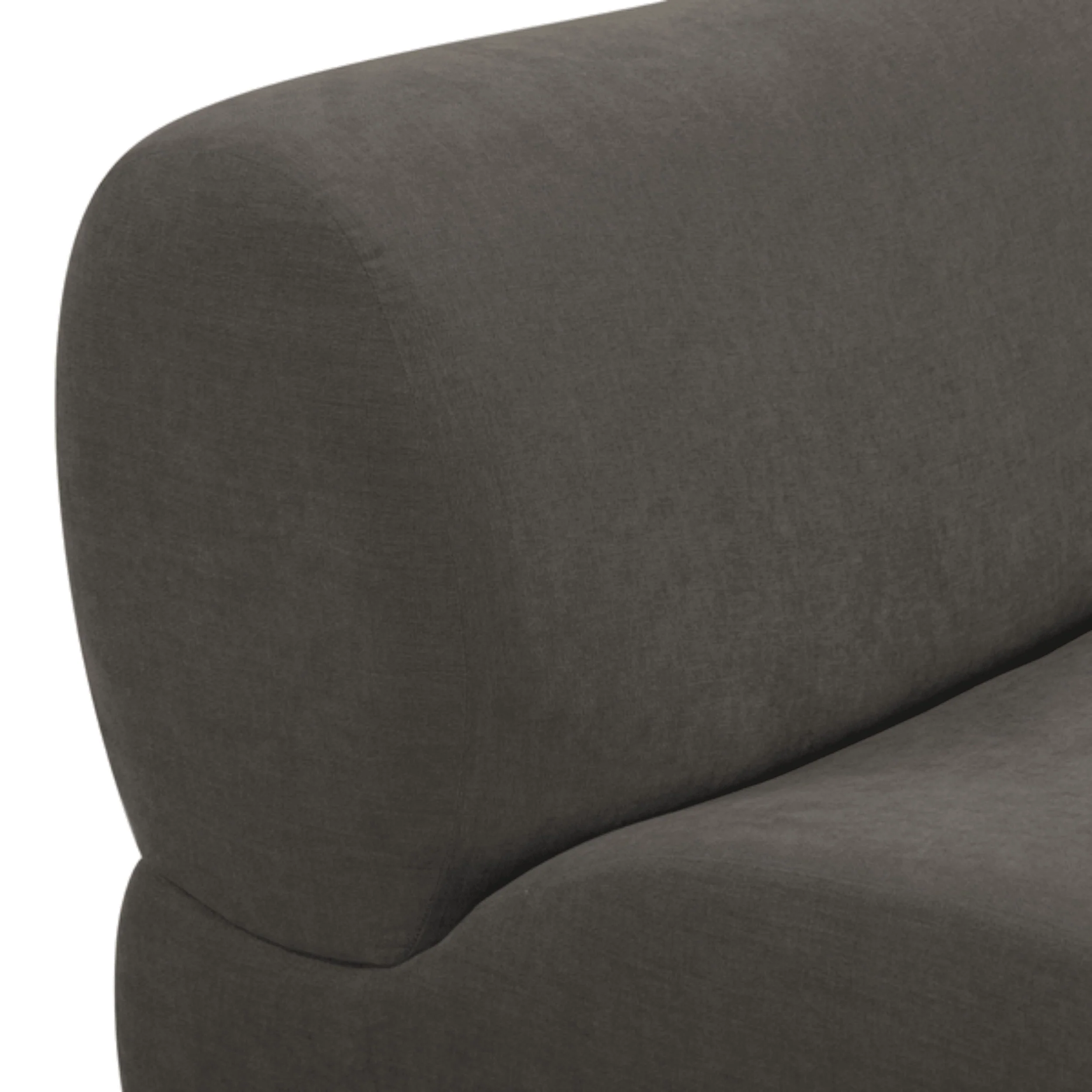 Zenith Armless Chair, Grey - Image 4