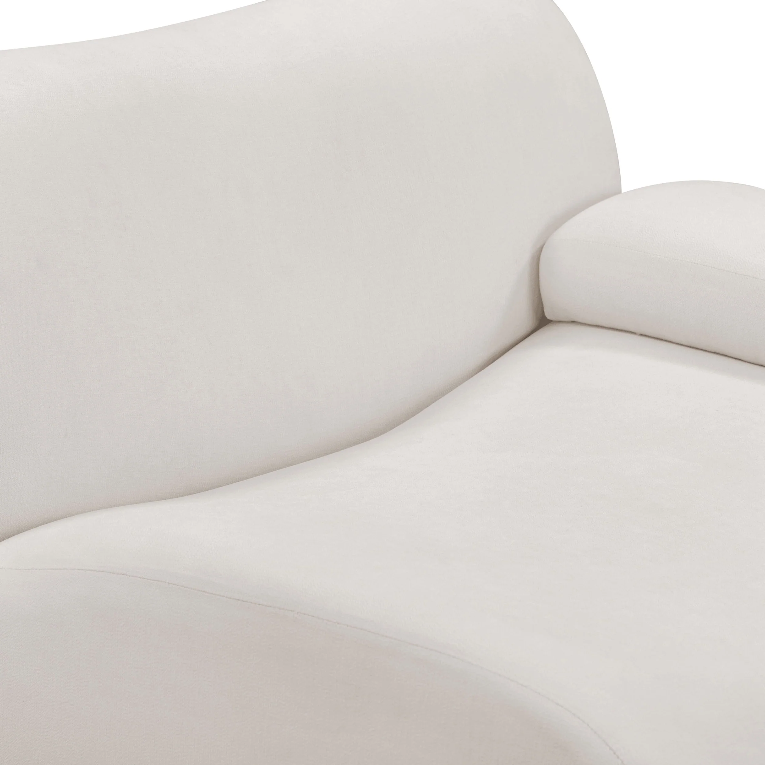 Zenith Modular Loveseat, Cream - Image 3