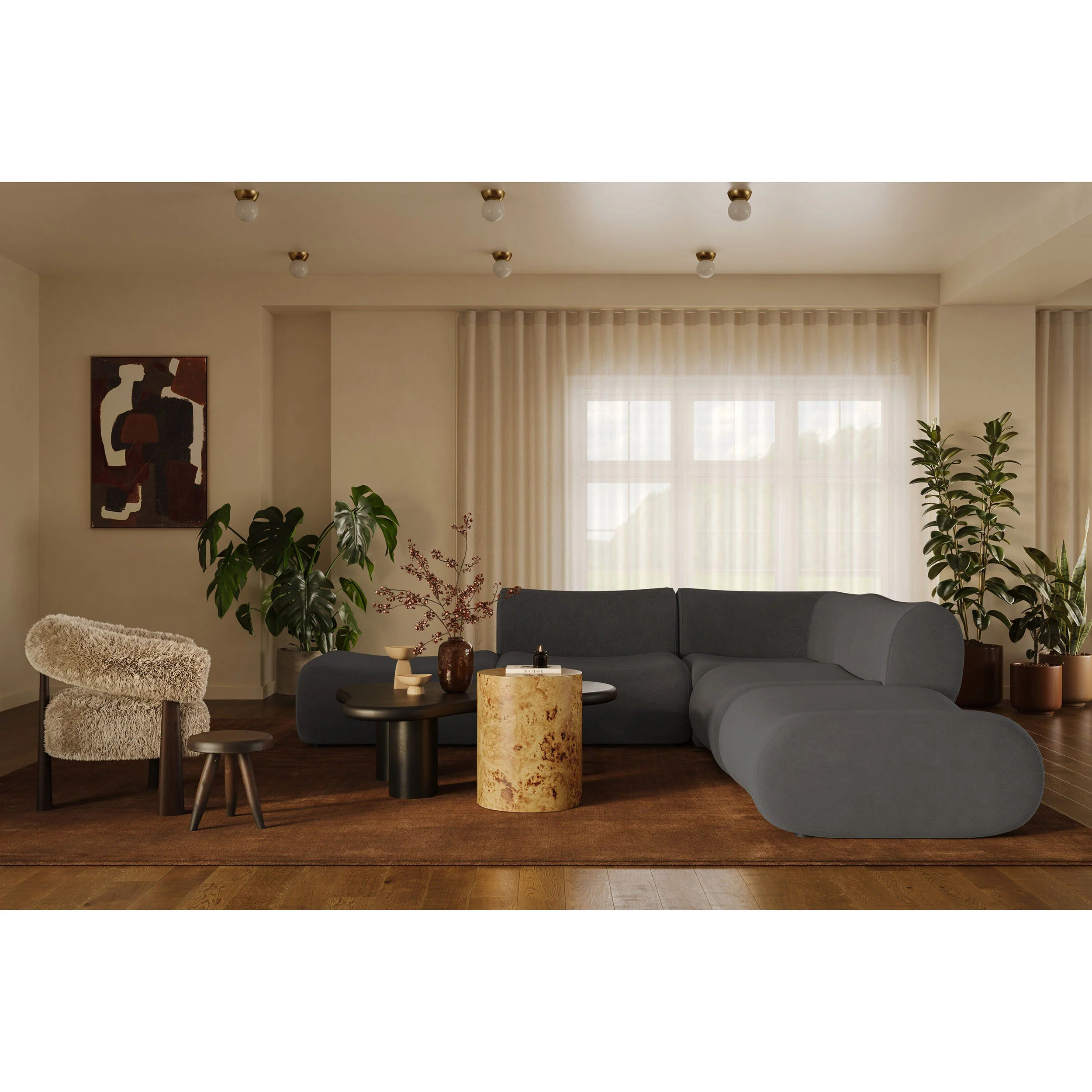 Zenith Ottoman, Grey - Image 7
