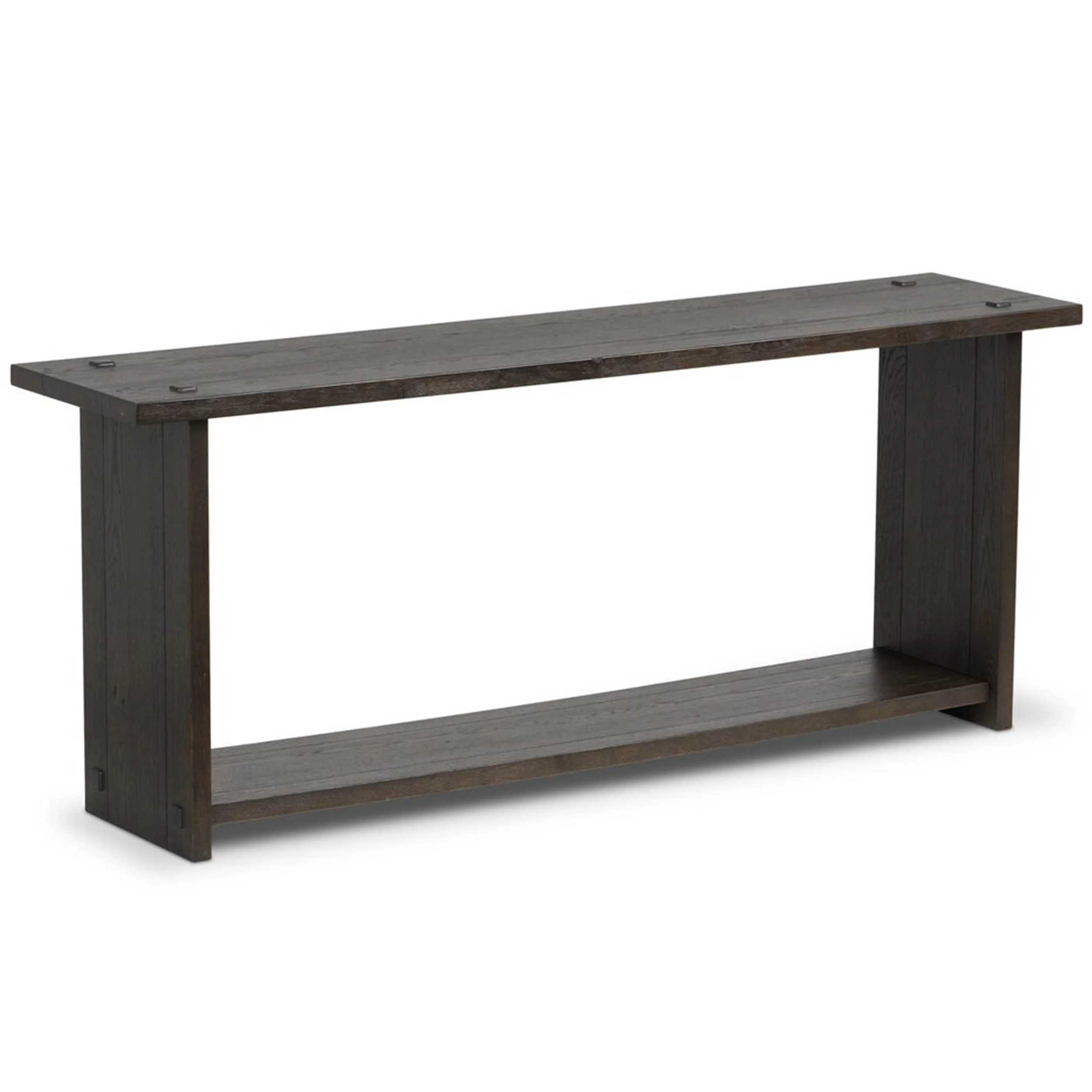 Zeno Console Table, Smoked Black by Four Hands