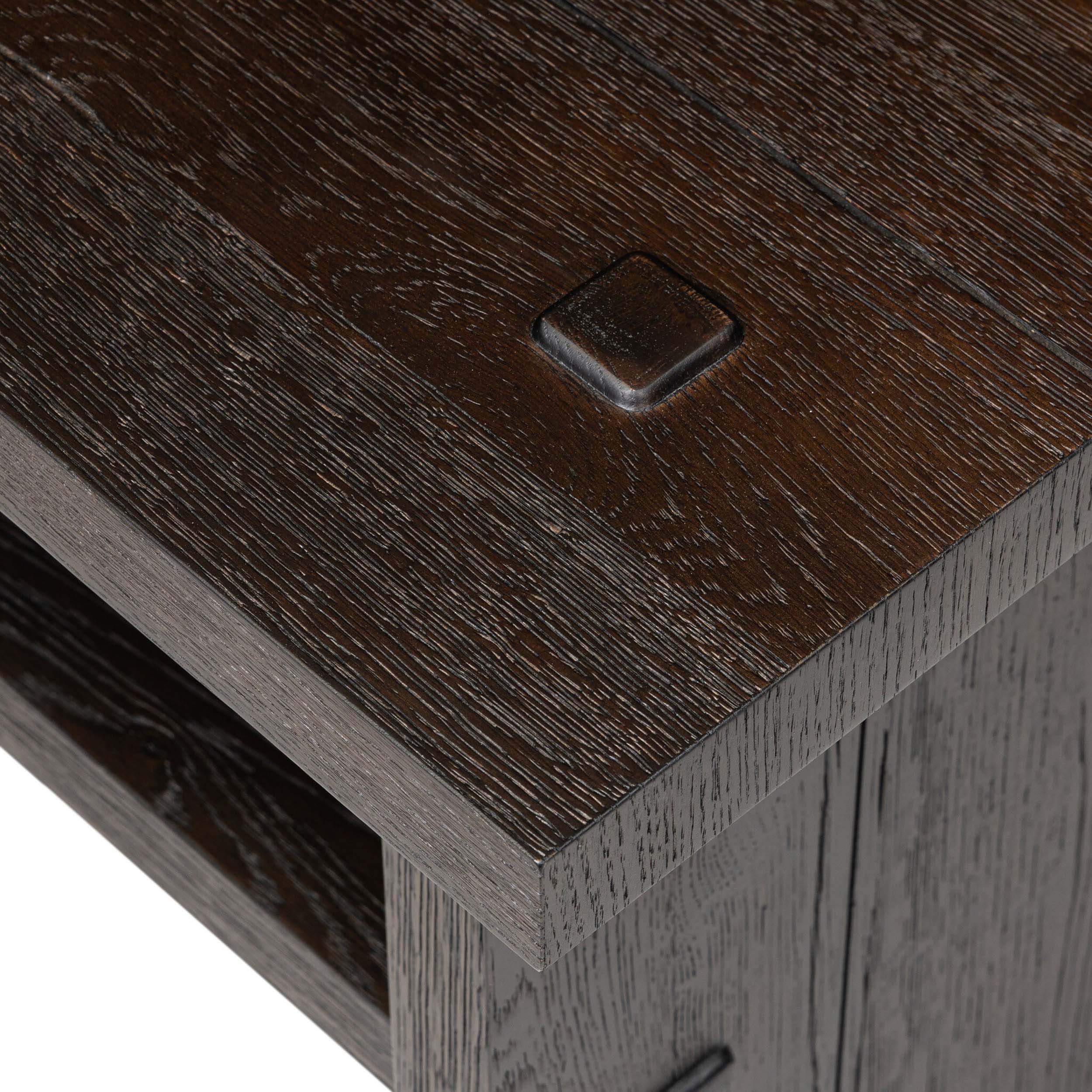 Zeno End Table, Smoked Black by Amber Lewis x Four Hands - Image 5