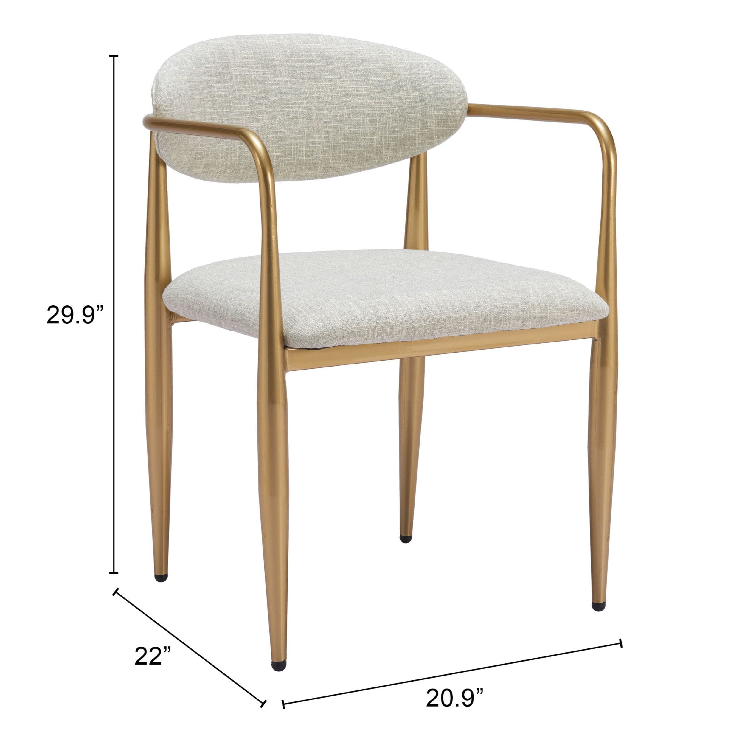 Zens Dining Chair, Quill Gray, Set of 2 - Image 7