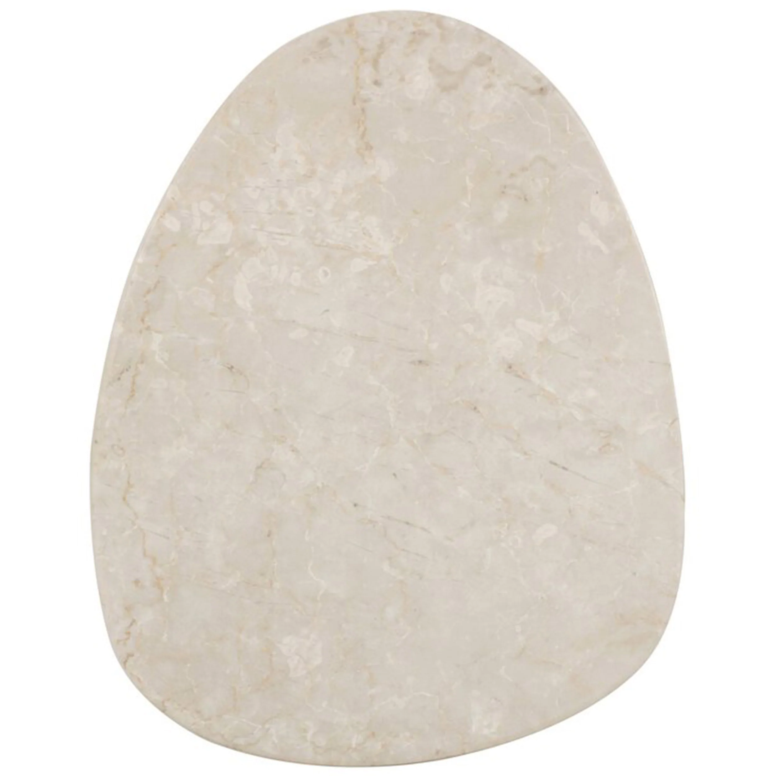 Zion End Table, Cream Marble by Four Hands - Image 4